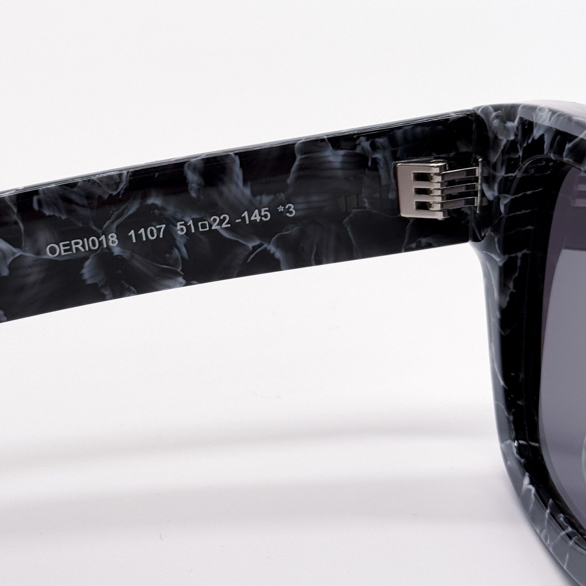 Off-White NEW OFF-WHITE ZURICH 107 BLACK MARBLE UNISEX SUNGLASSES Size ONE SIZE - 8 Thumbnail