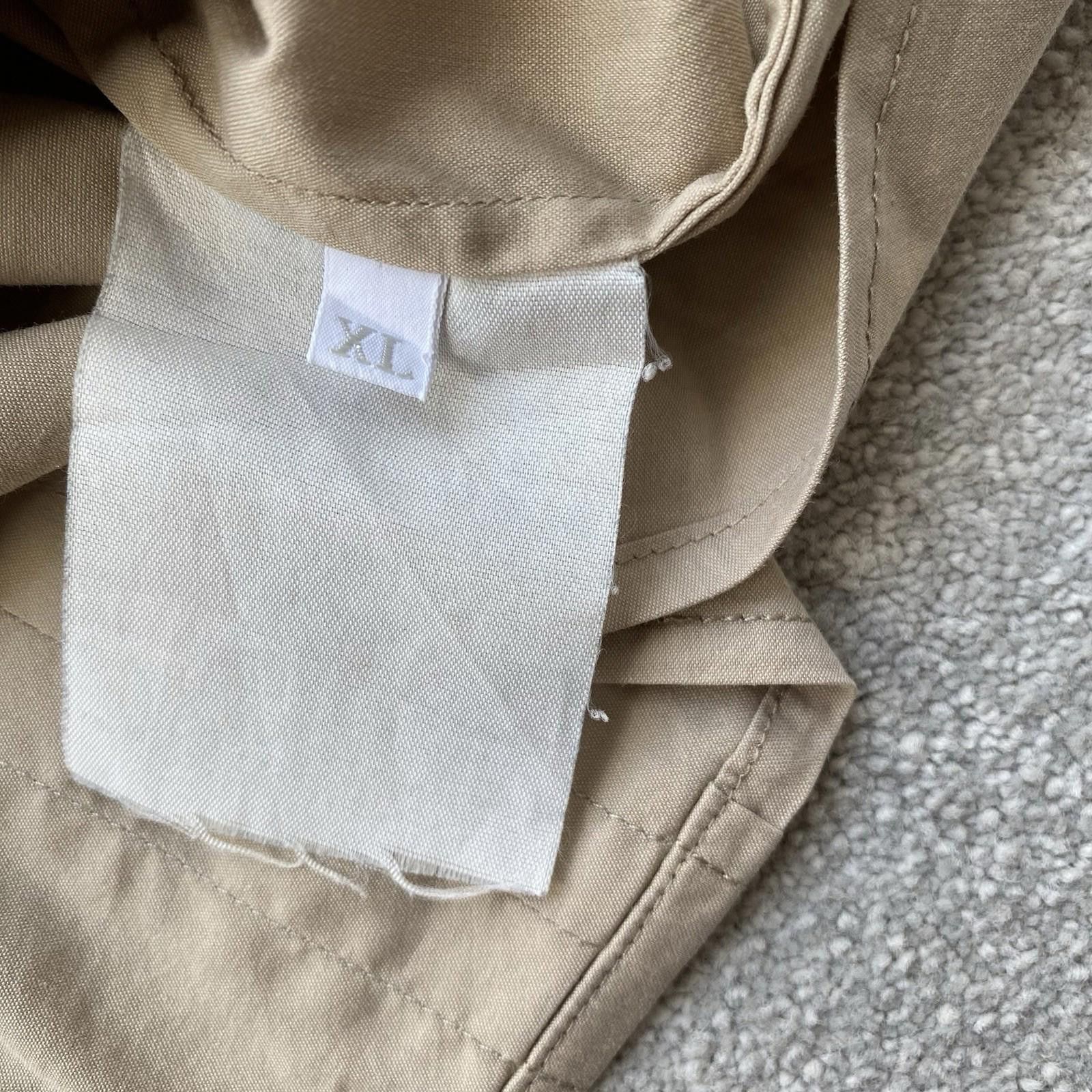 Prada Prada Sport Red Tab Short Sleeve Button Up Shirt Tan Size US L / EU 52-54 / 3 - 8 Thumbnail