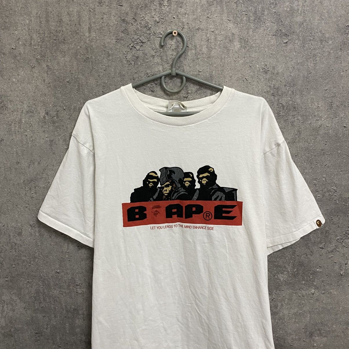 Bape A Bathing Ape Bape T Shirt Big Logo Tee Y2K Size US XL / EU 56 / 4 - 4 Thumbnail
