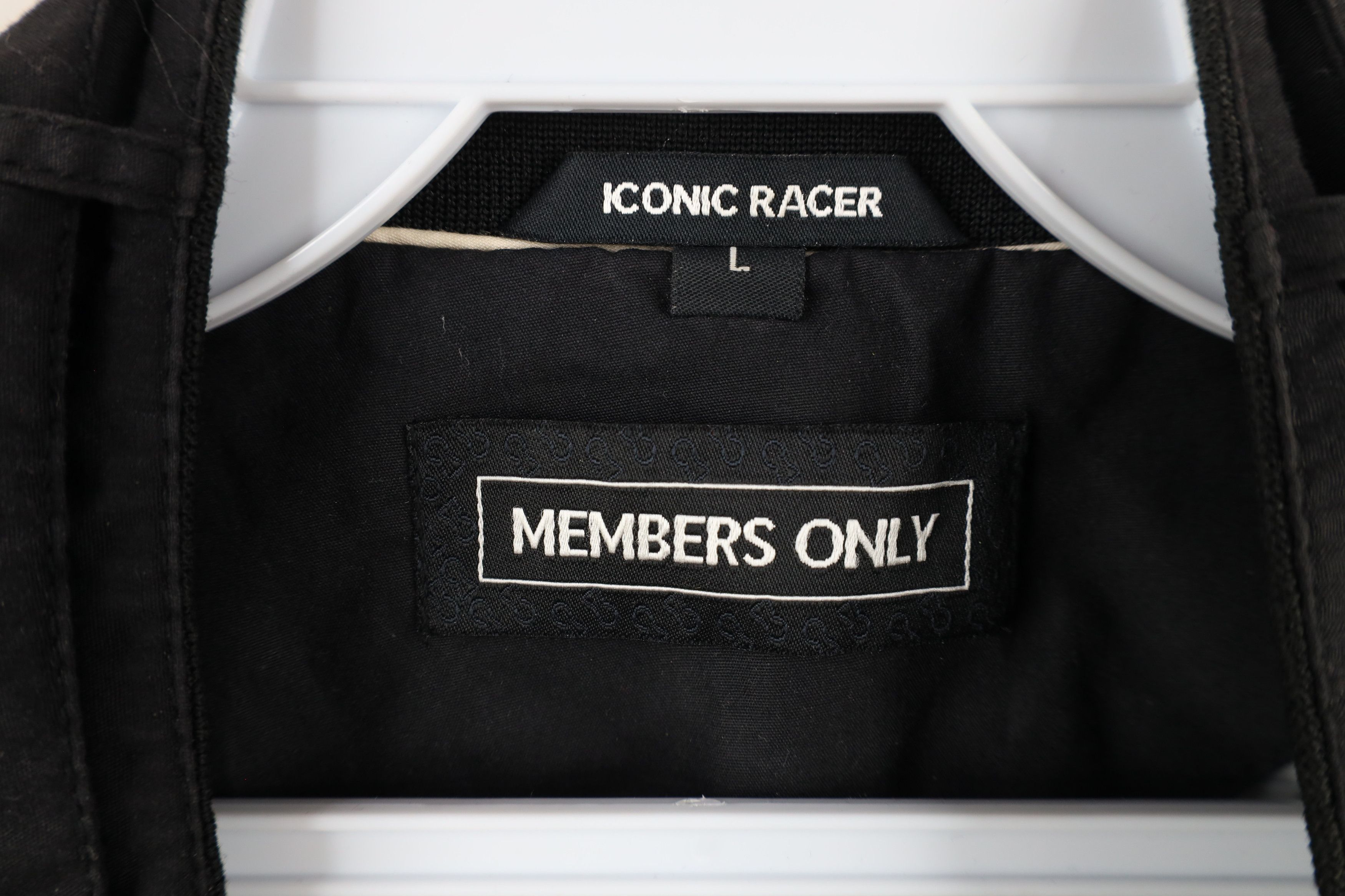Members Only × Vintage Vintage 90s Members Only Cafe Racer Bomber Jacket Black Size US L / EU 52-54 / 3 - 9 Thumbnail
