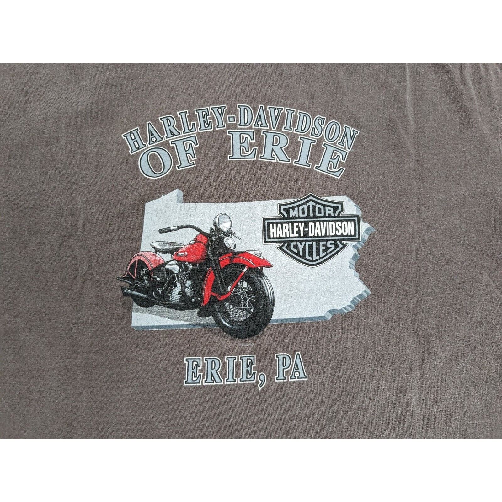 Harley Davidson Y2k Harley Davidson Men's XL Vtg Erie Pennsylvania PA Size US XL / EU 56 / 4 - 7 Thumbnail
