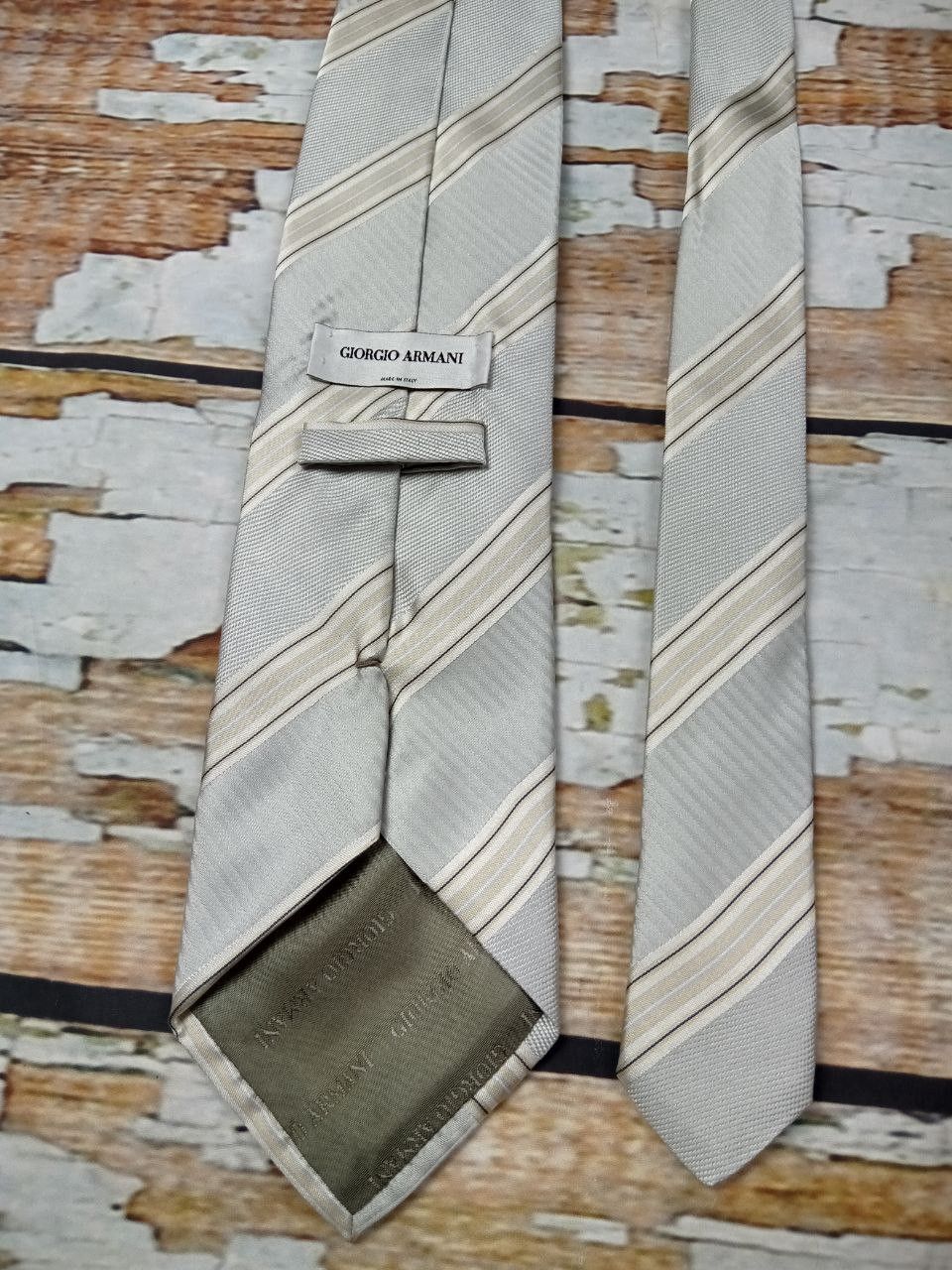 Giorgio Armani Giorgio Armani Silk Tie Made in Italy Size ONE SIZE - 2 Thumbnail