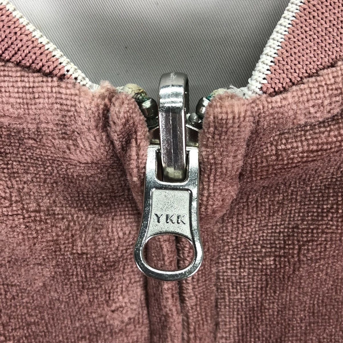 Japanese Brand Bomber Reversible Jacket Velvet by Earth Music & Exology Size US XS / EU 42 / 0 - 15 Thumbnail