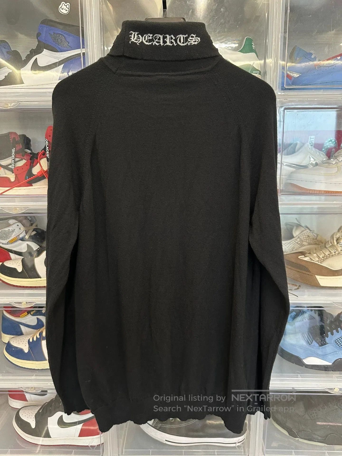 Chrome Hearts chrome hearts cross flower turtleneck sweater. Size US XL / EU 56 / 4 - 2 Thumbnail