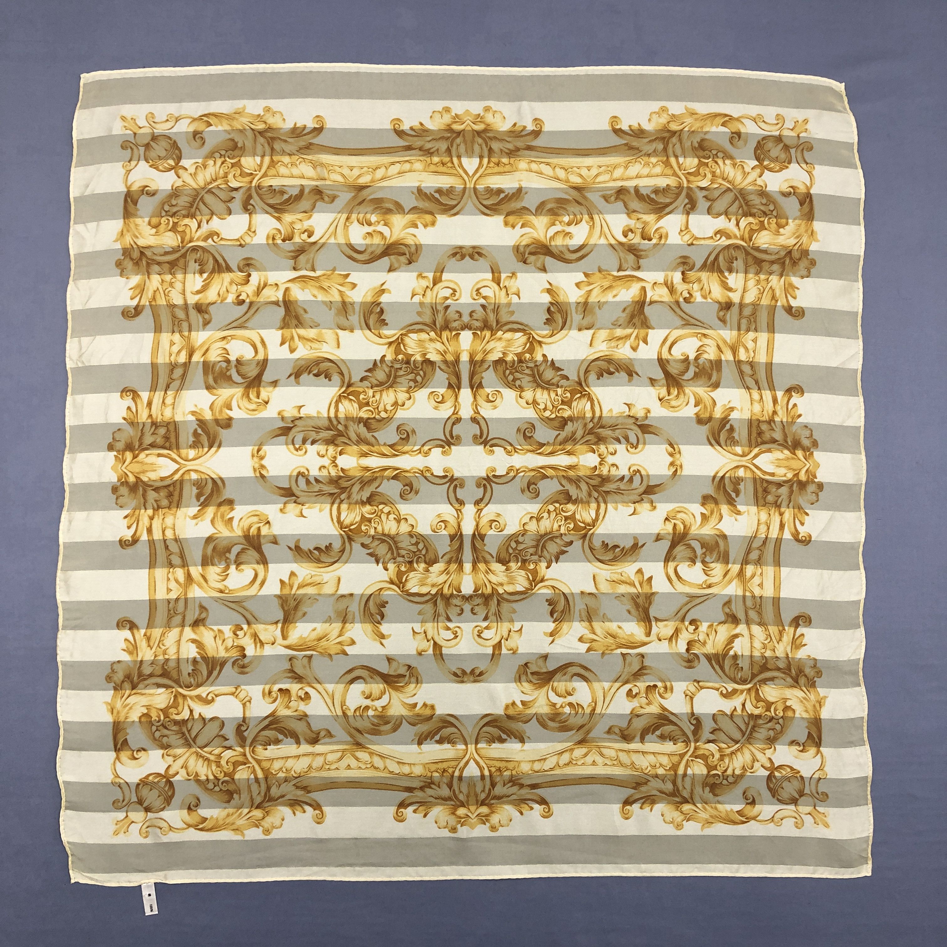 Other × Vintage Vintage SILK Scarf Twill Stole Wraps Scarves Size ONE SIZE - 3 Thumbnail
