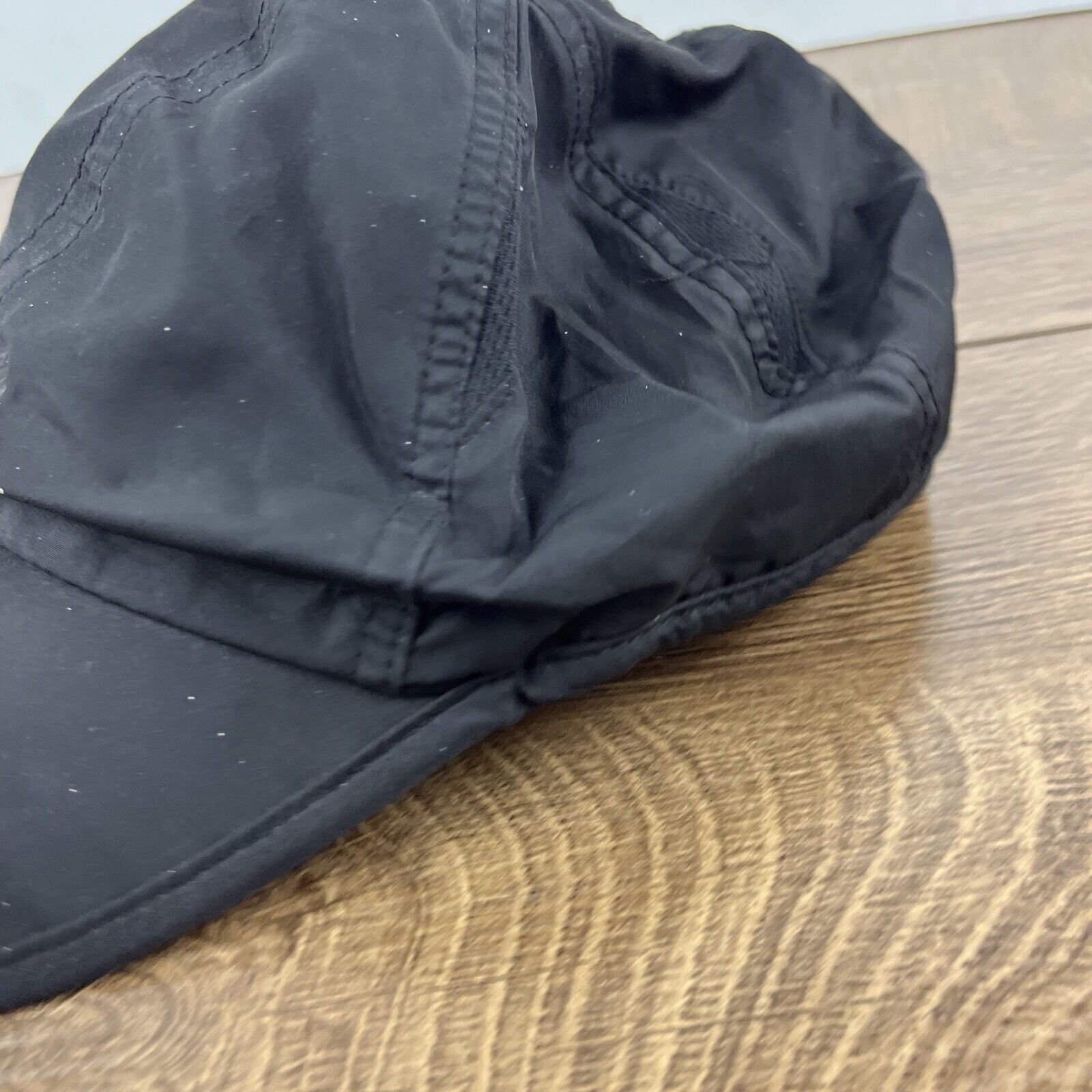 Other Black Running Hat Athletic Cap Hat Black Hat Adjustable Adul Size ONE SIZE - 7 Thumbnail