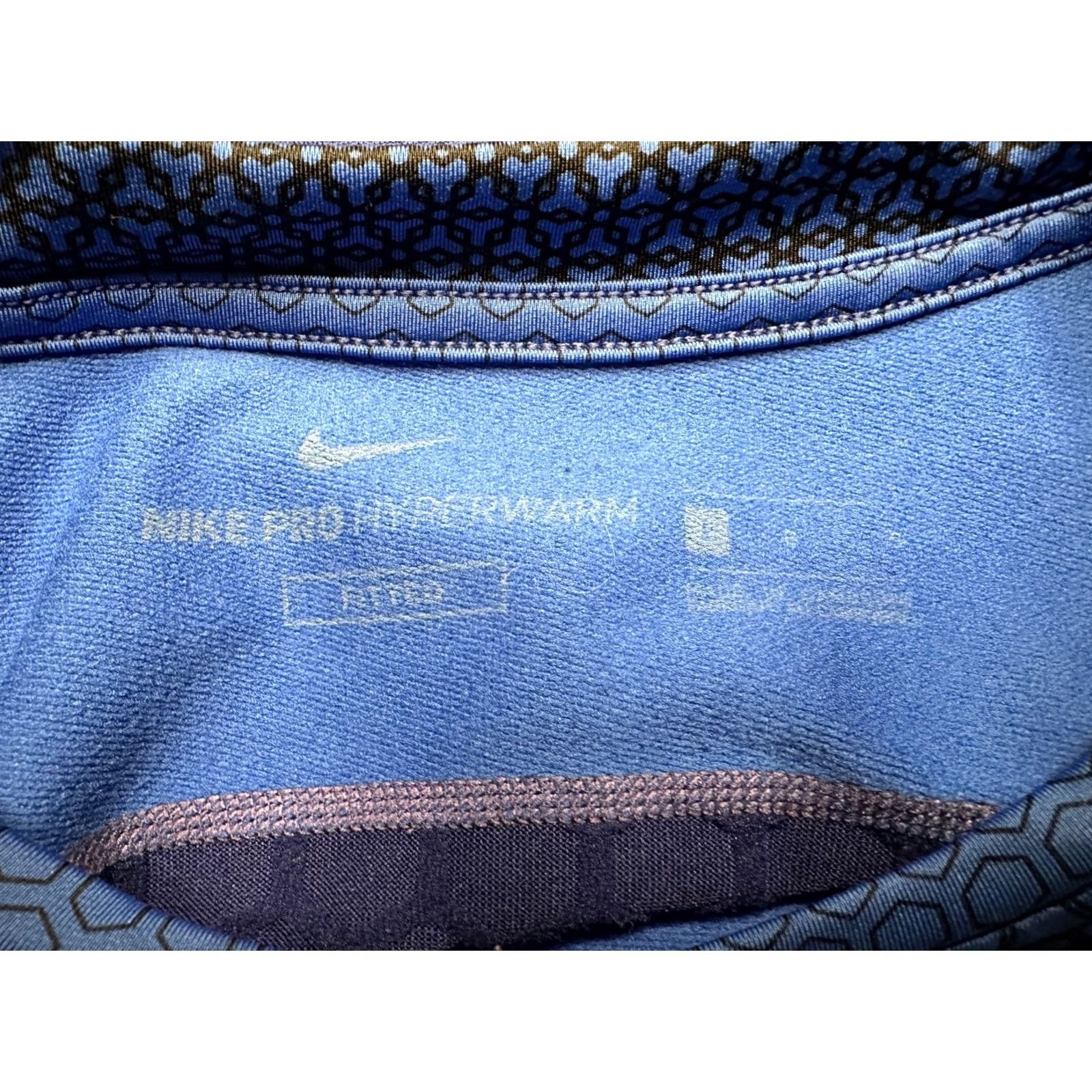 Nike Nike Pro Hyperwarm Pullover Shirt Men L Blue 917263-480 Size US L / EU 52-54 / 3 - 5 Thumbnail