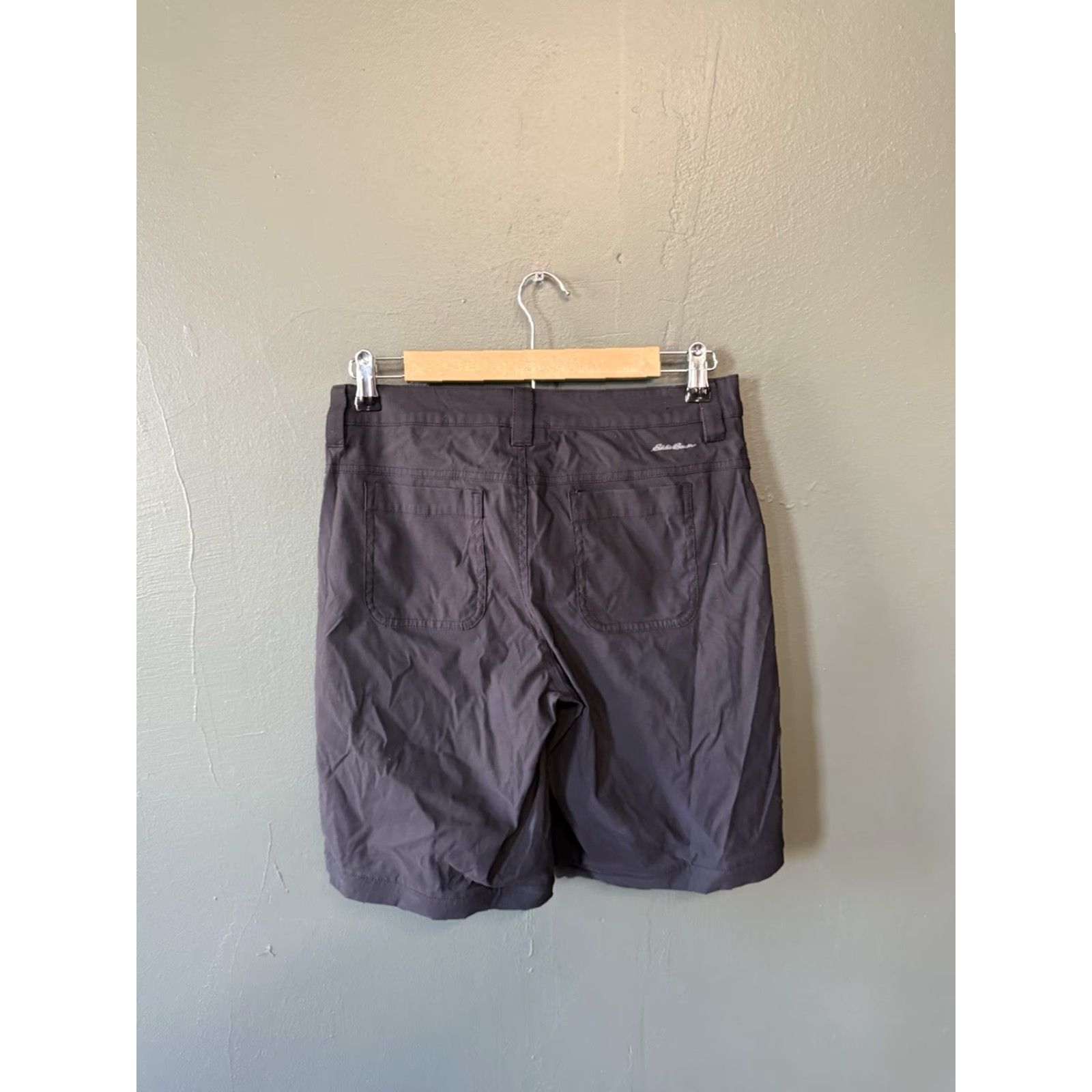 Eddie Bauer Eddie Bauer Womens Black Chino Outdoor Hiking Nylon Shorts Size 4 Size 27" / US 4 / IT 40 - 2 Thumbnail