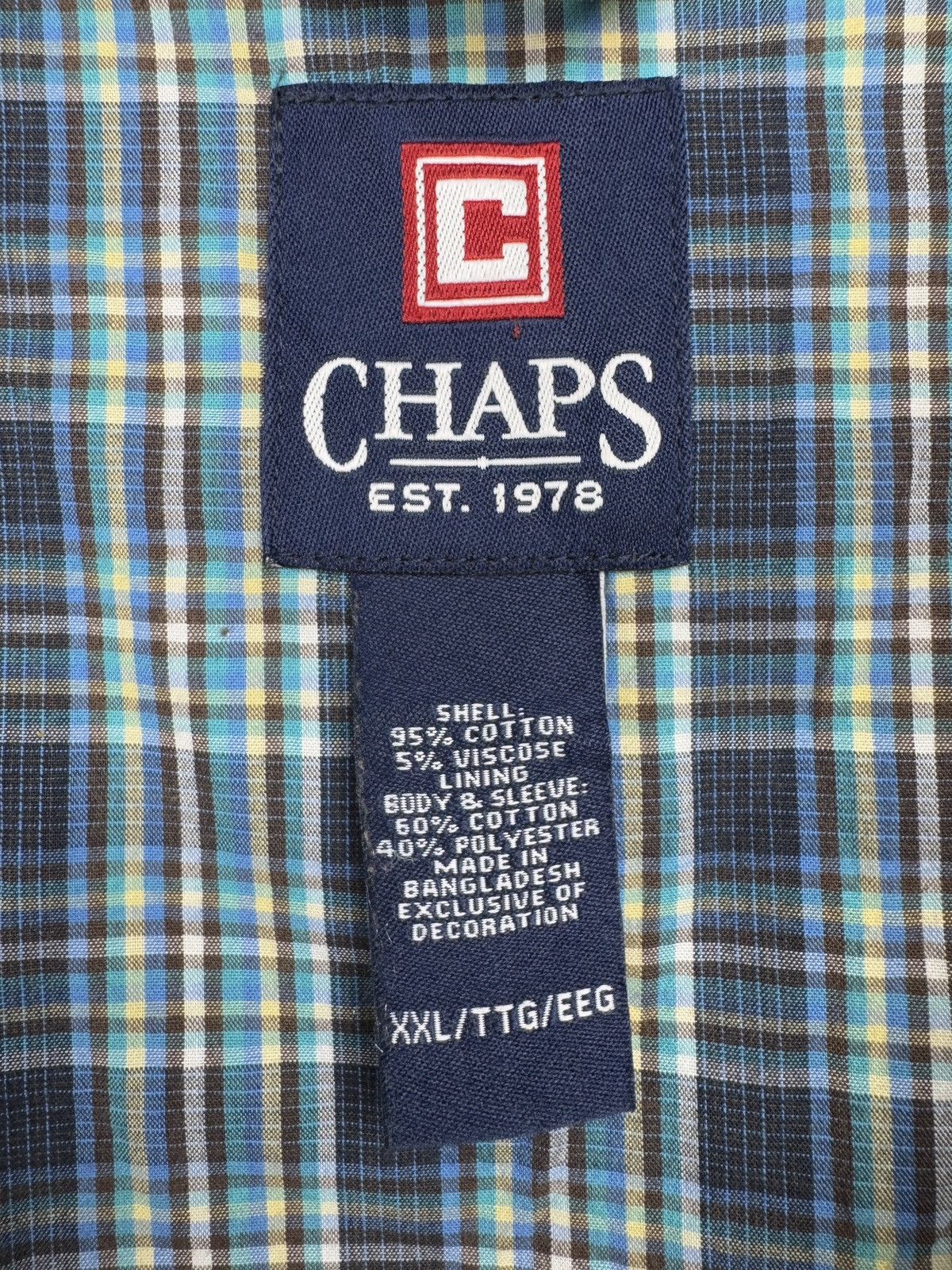 Chaps Ralph Lauren Vintage Chaps Ralph Lauren Corduroy Plaid Lined Chore Jacket Size US XXL / EU 58 / 5 - 11 Thumbnail