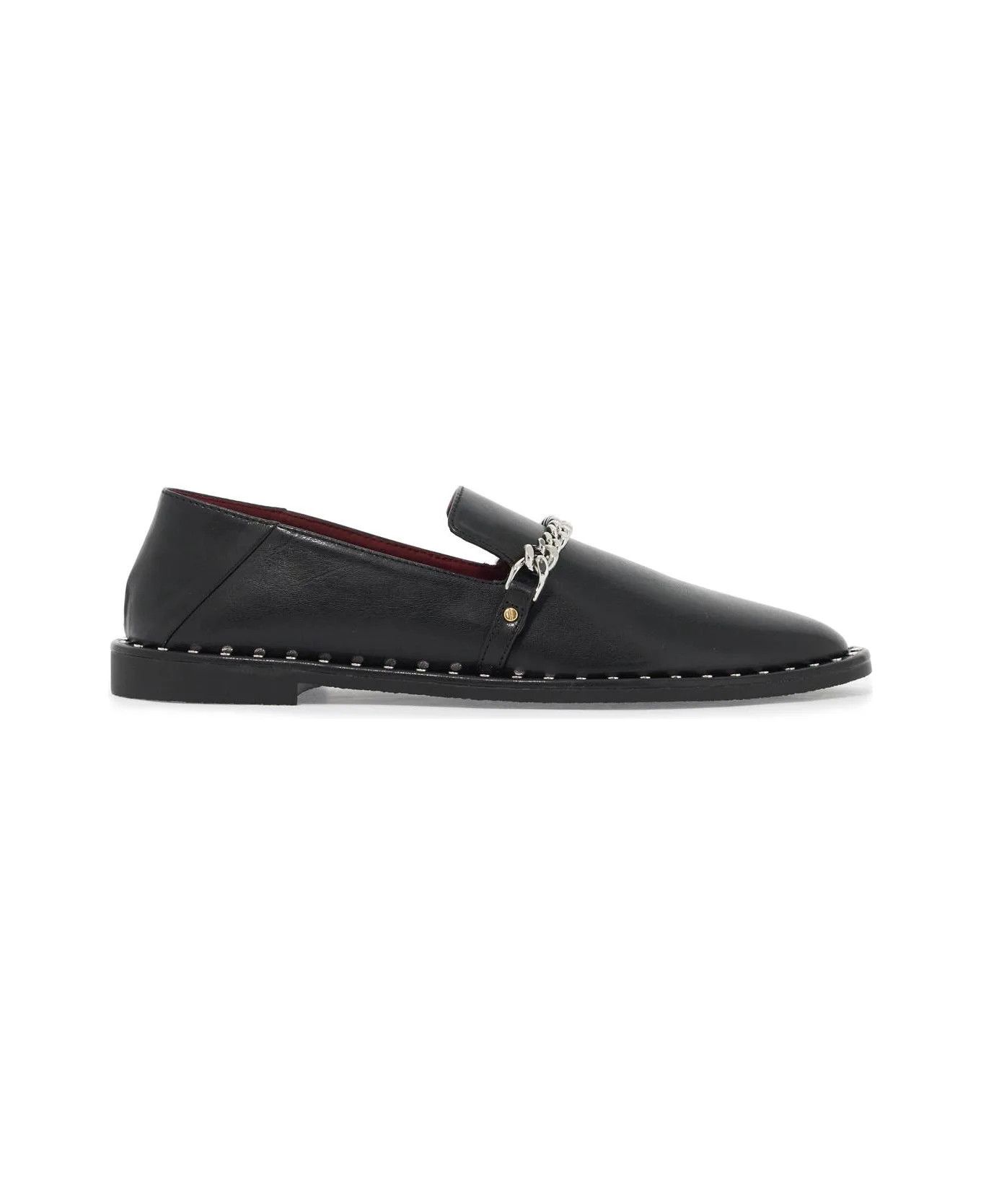 Stella McCartney o1s22i1n1024 Falabella Loafers in Black Size US 8 / IT 38 - 1 Thumbnail