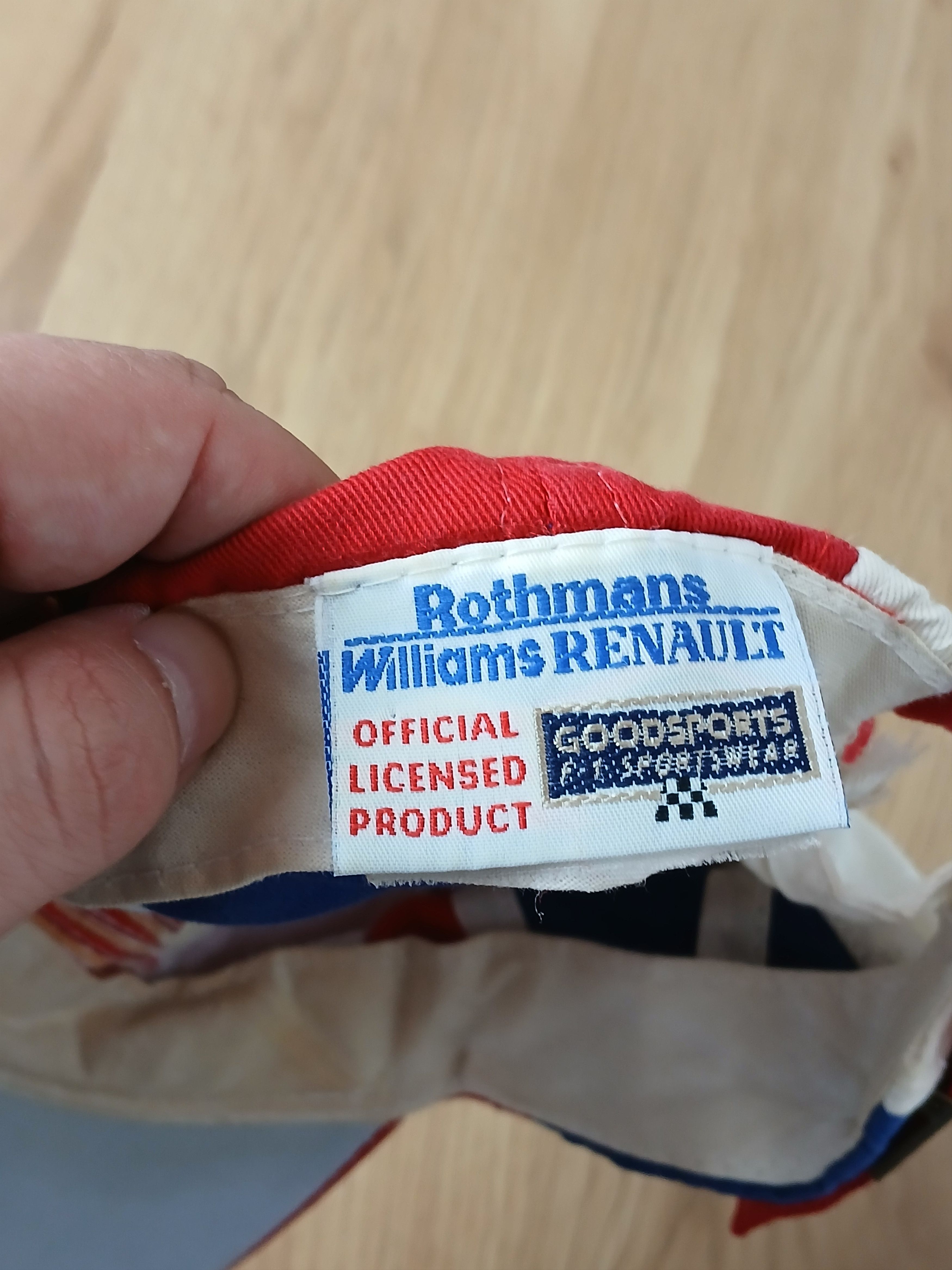Formula 1 Vintage Rothmans Williams Renault F1 Racing Cap Size ONE SIZE - 10 Thumbnail