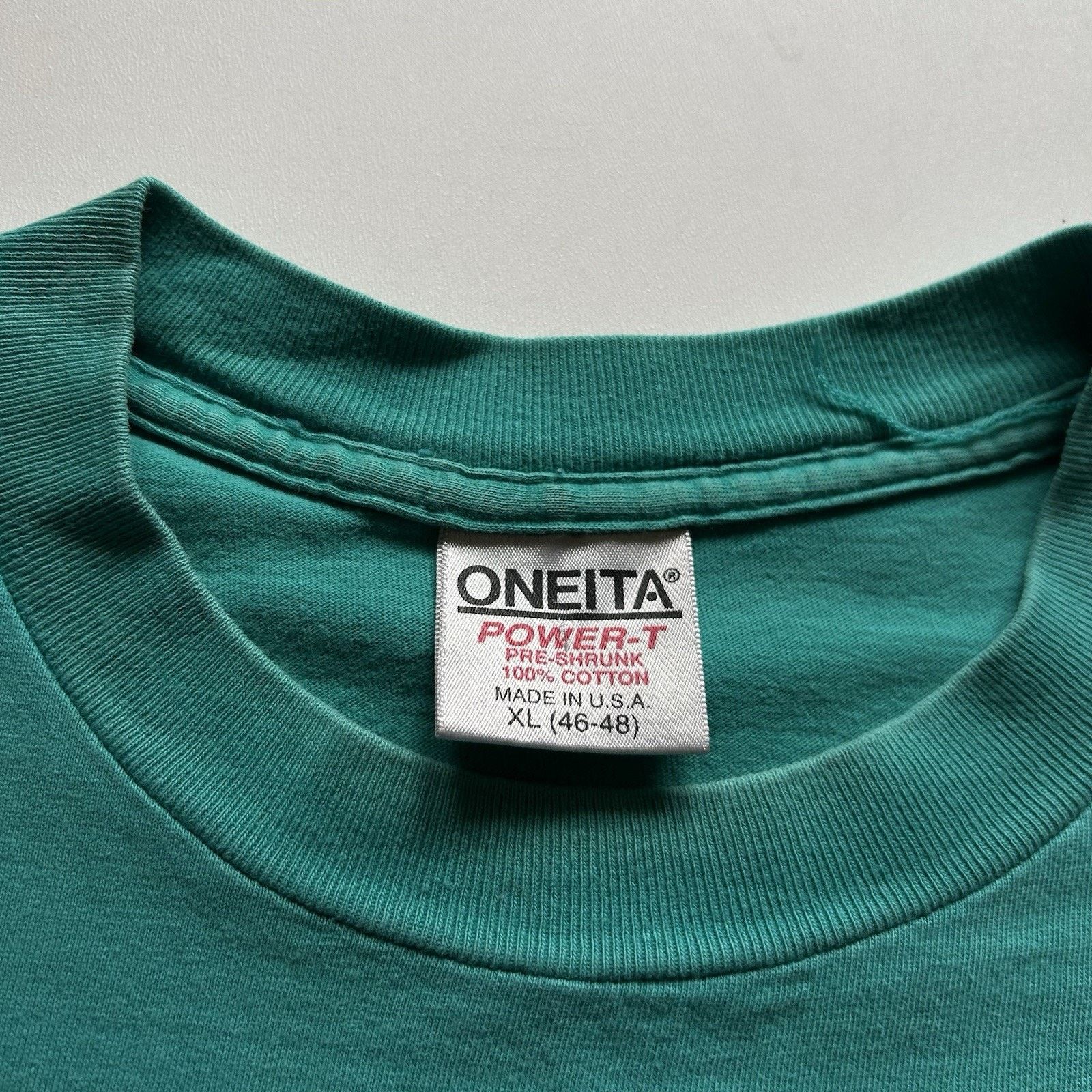 Vintage Vintage 90s Wolf Wildlife Animal Art T Shirt XL Oneita USA Size US XL / EU 56 / 4 - 6 Thumbnail