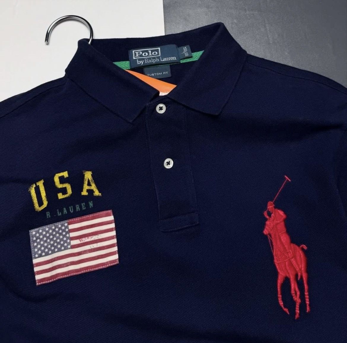 Polo Ralph Lauren × Ralph Lauren Chief Keef Polo Ralph Lauren USA Polo Shirt Size US L / EU 52-54 / 3 - 2 Thumbnail