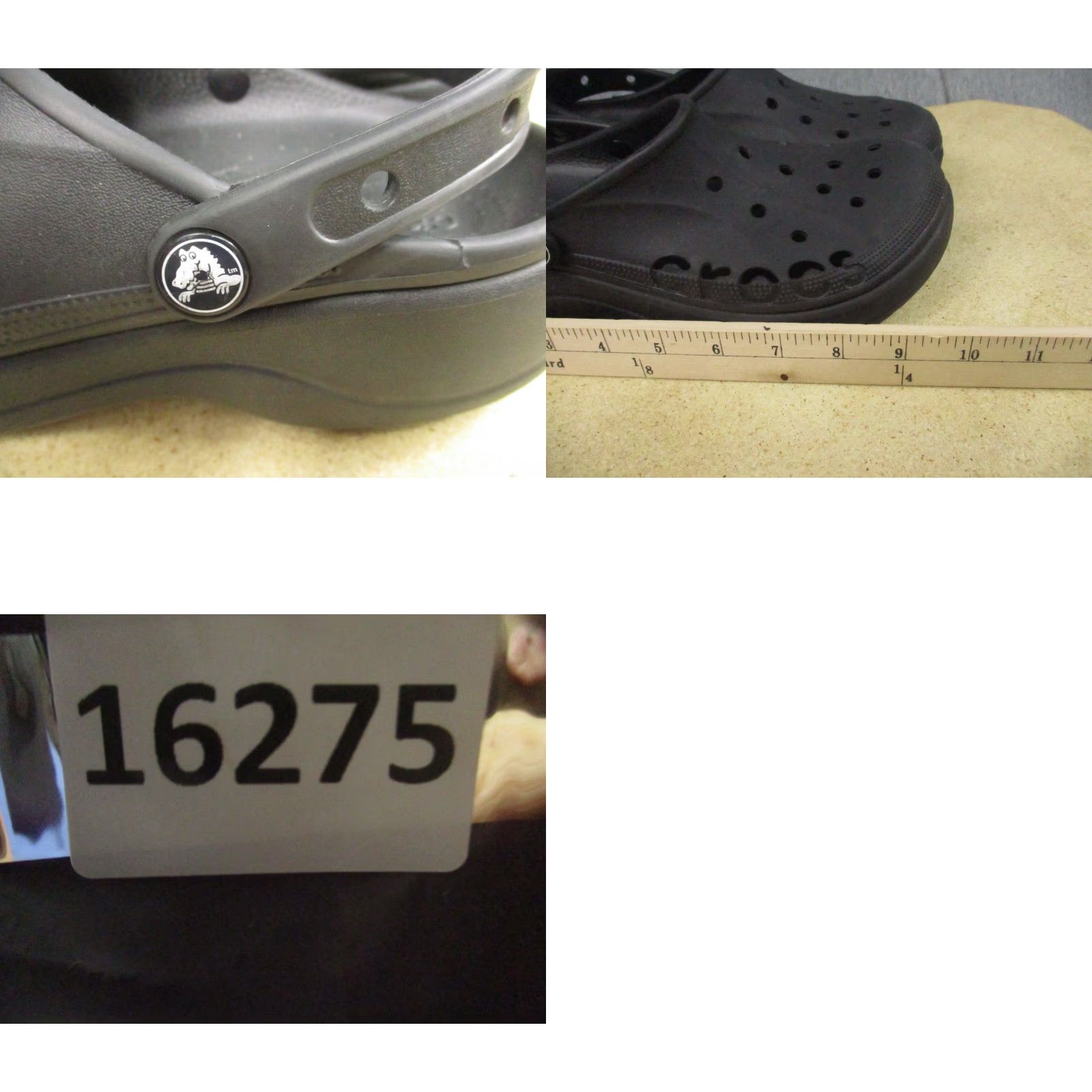 Crocs Crocs Platform Women 10 Black Clogs Baya 208186-001 Size US 10 / IT 40 - 9 Thumbnail