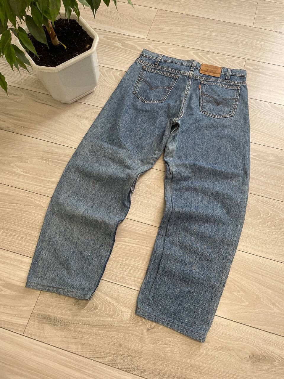 Levi's × Vintage Vintage Levi’s 550 Orange Tab Denim Jeans Size US 34 / EU 50 - 4 Thumbnail