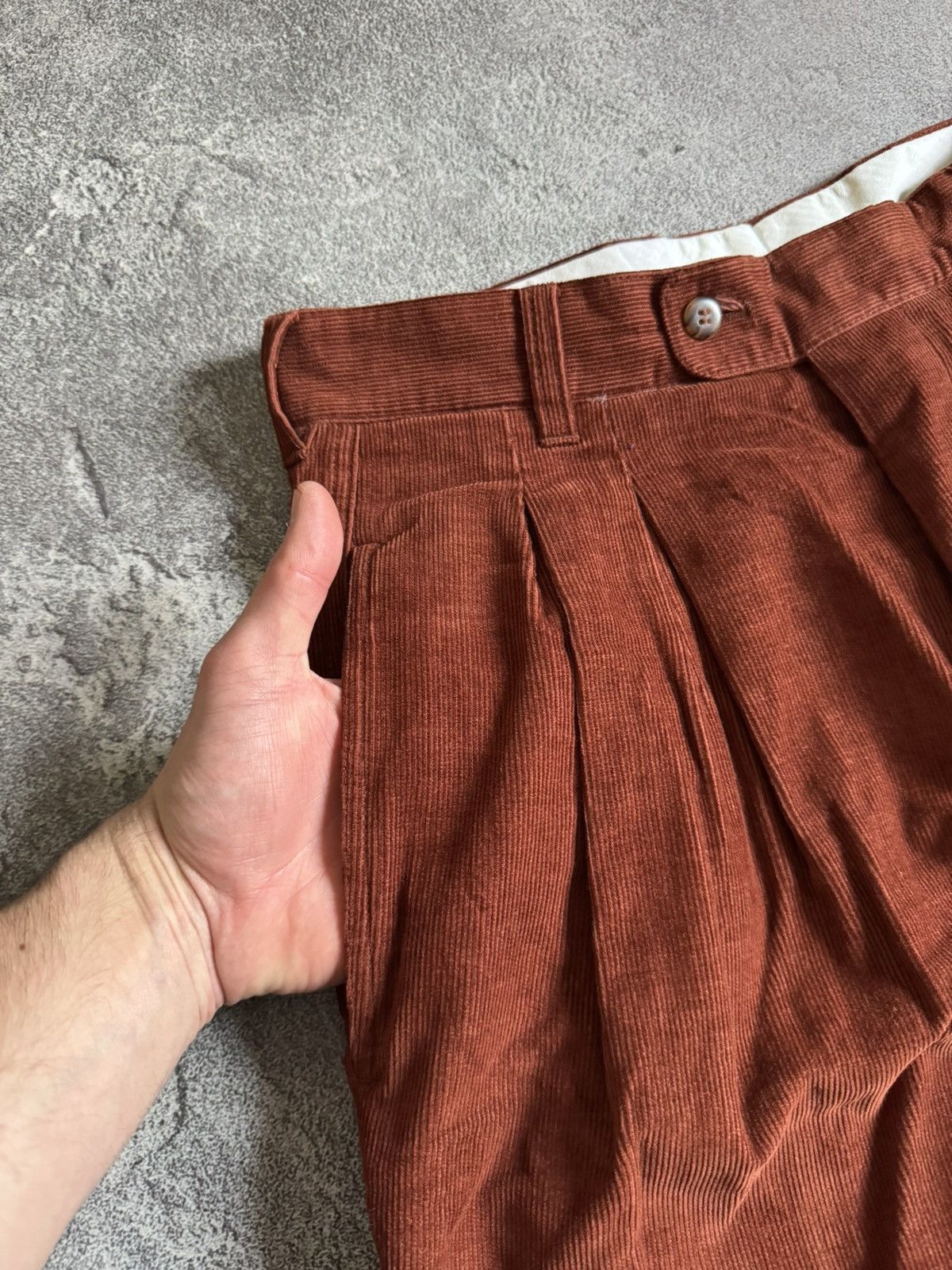 Hugo Boss Hugo Boss vintage velvet corduroy pants chinos trousers Size US 32 / EU 48 - 4 Thumbnail