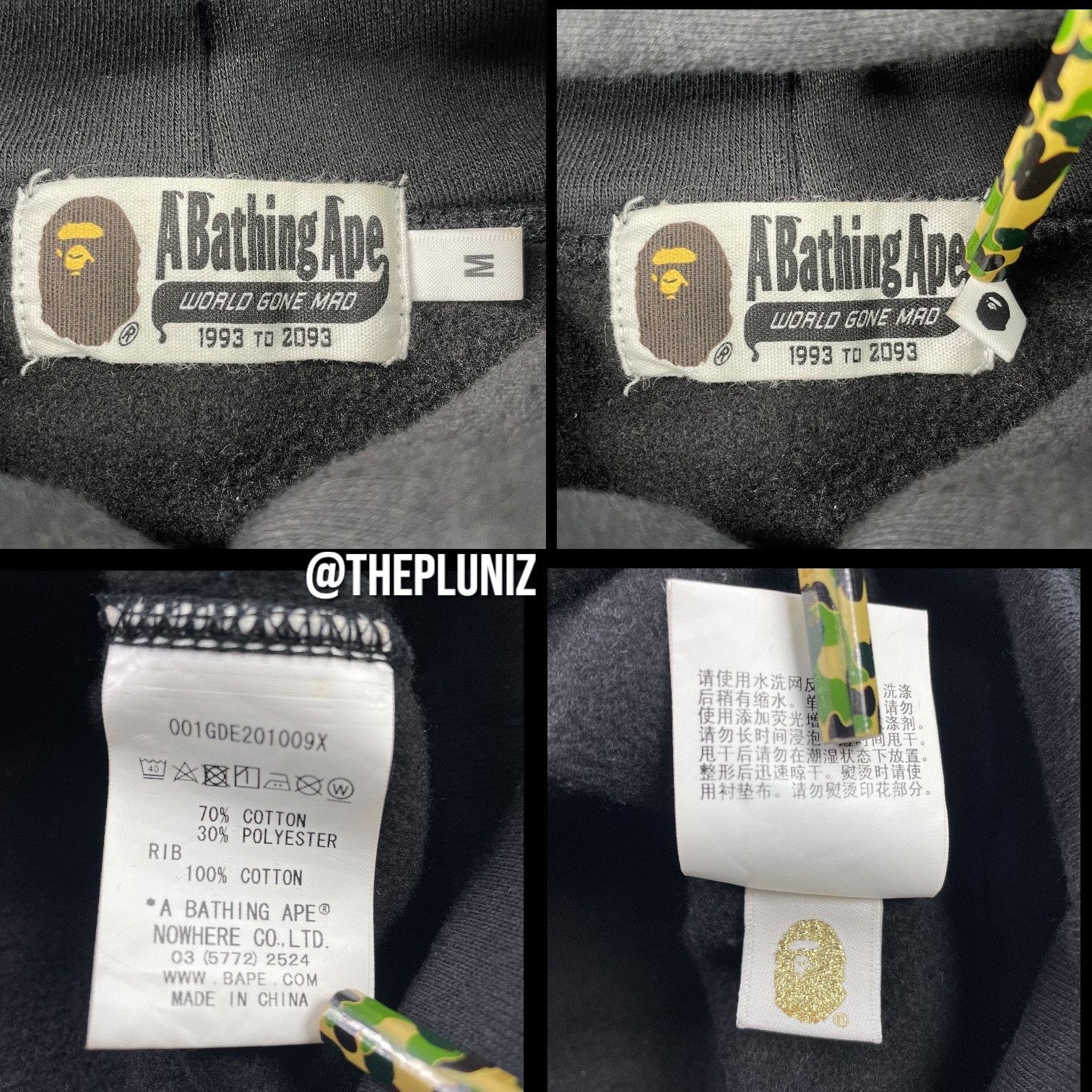 Bape BAPE “Ape Shall Never Kill Ape” Pullover Hoodie Size US M / EU 48-50 / 2 - 6 Thumbnail