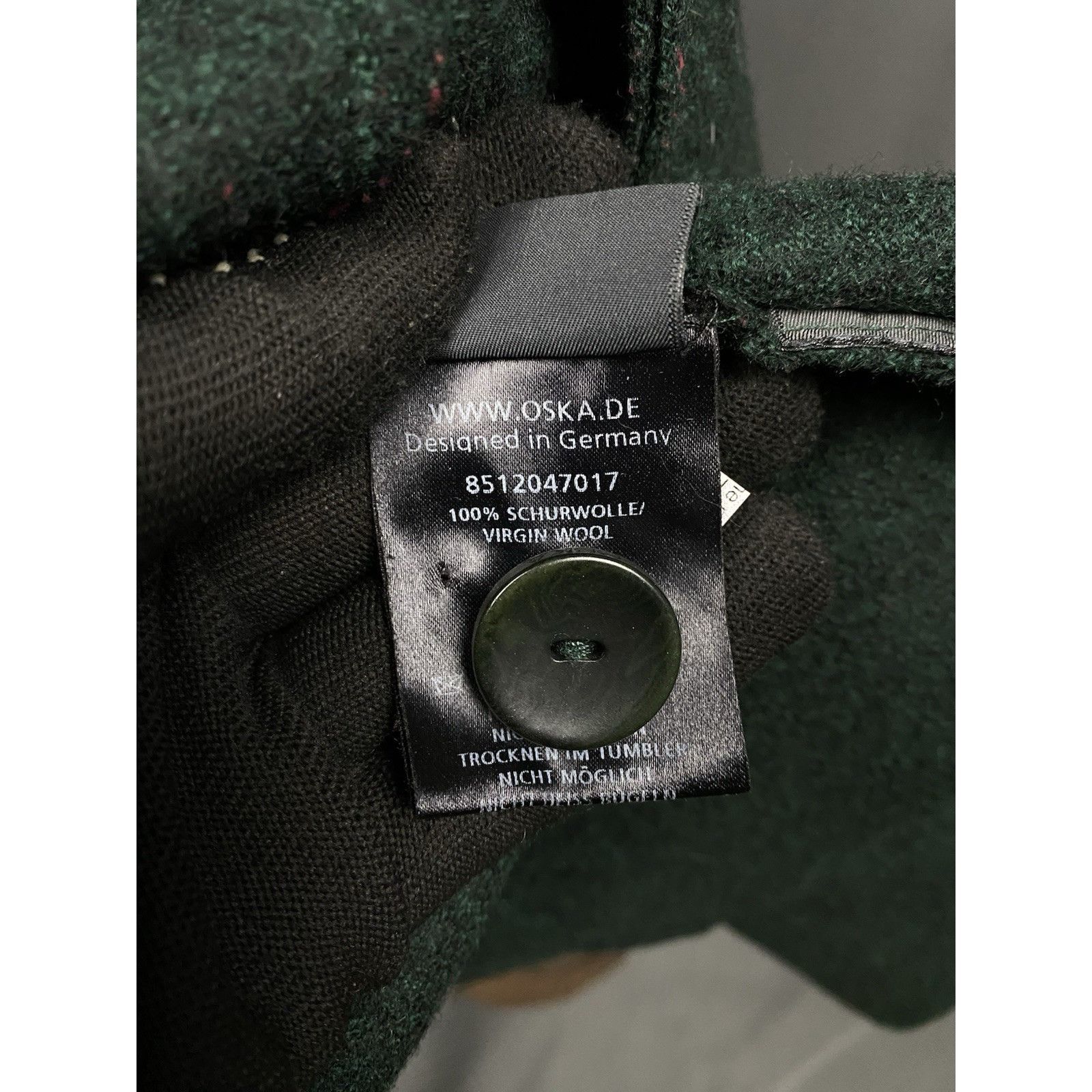 OSKA Oska Boiled Wool Women's Green Long Over Coat Size 3 Size M / US 6-8 / IT 42-44 - 13 Thumbnail