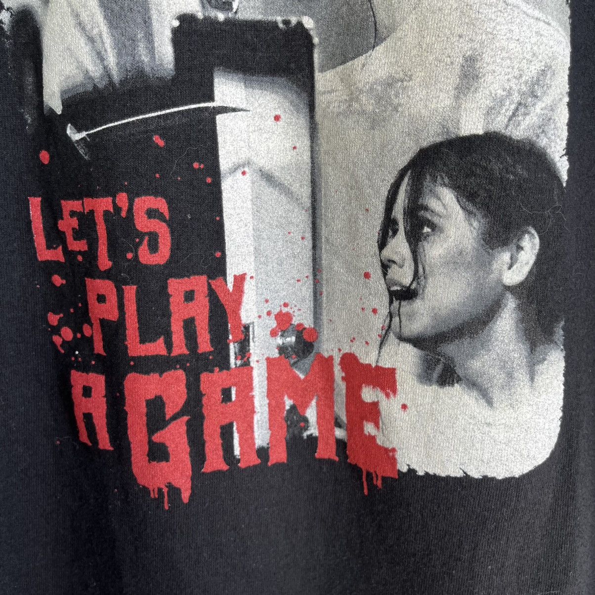Expert Horror Scream IV 2023 Let’s Play Game Jenna Ortega Horror Movie Tee Size US XL / EU 56 / 4 - 6 Thumbnail
