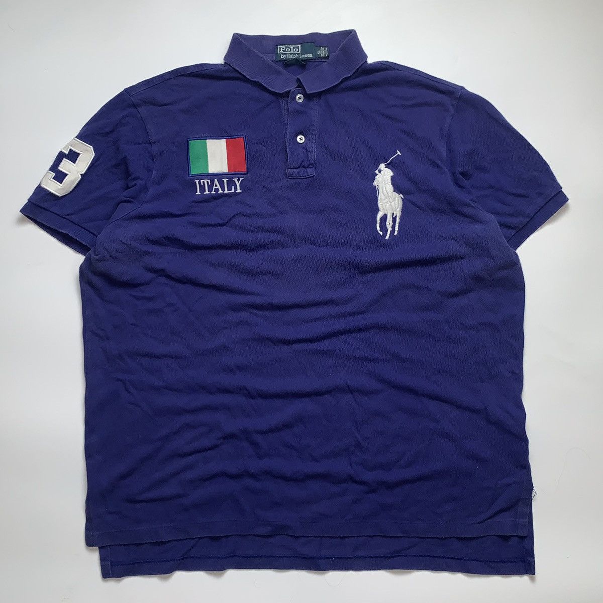 Other Vintage Polo Ralph Lauren Italy 3 Pony logo size XL Size US XL / EU 56 / 4 - 1 Thumbnail