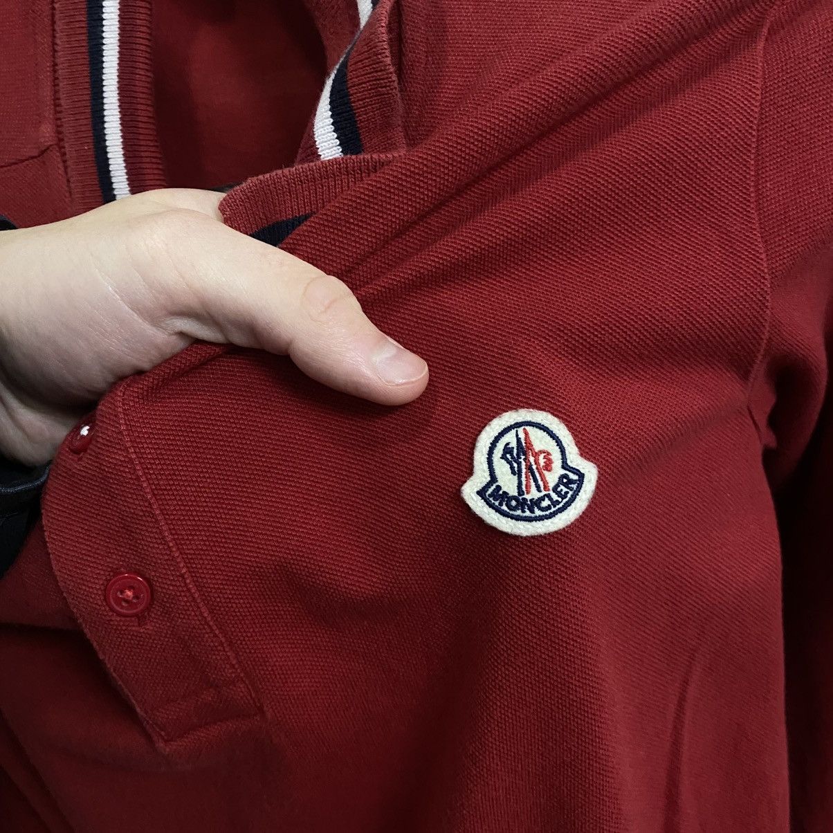 Moncler Moncler Polo Long Sleeve Size US XS / EU 42 / 0 - 5 Thumbnail