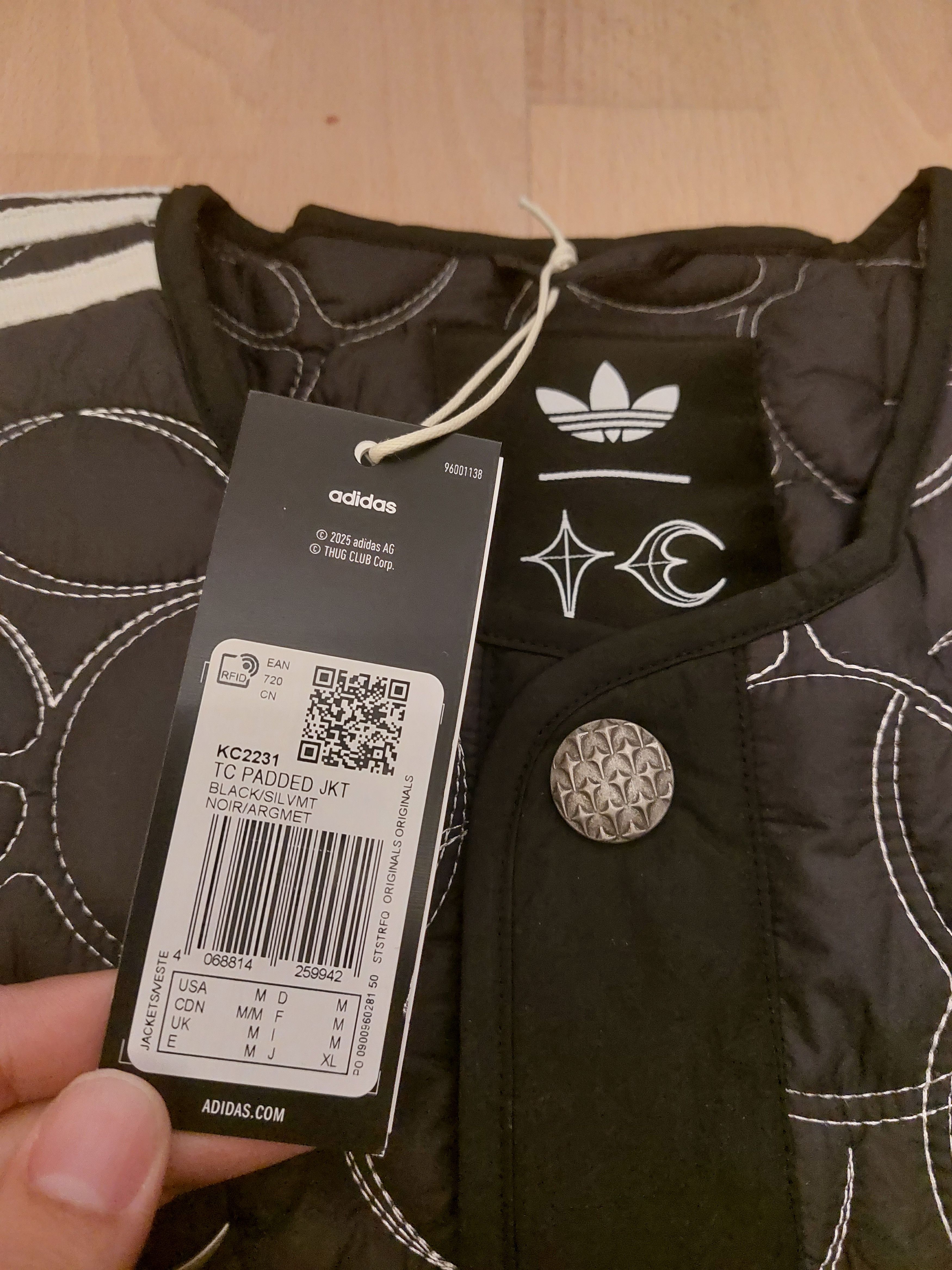 Adidas × Thug Club Adidas x Thug Club Puffer Jacket (Deadstock) Size US M / EU 48-50 / 2 - 3 Thumbnail