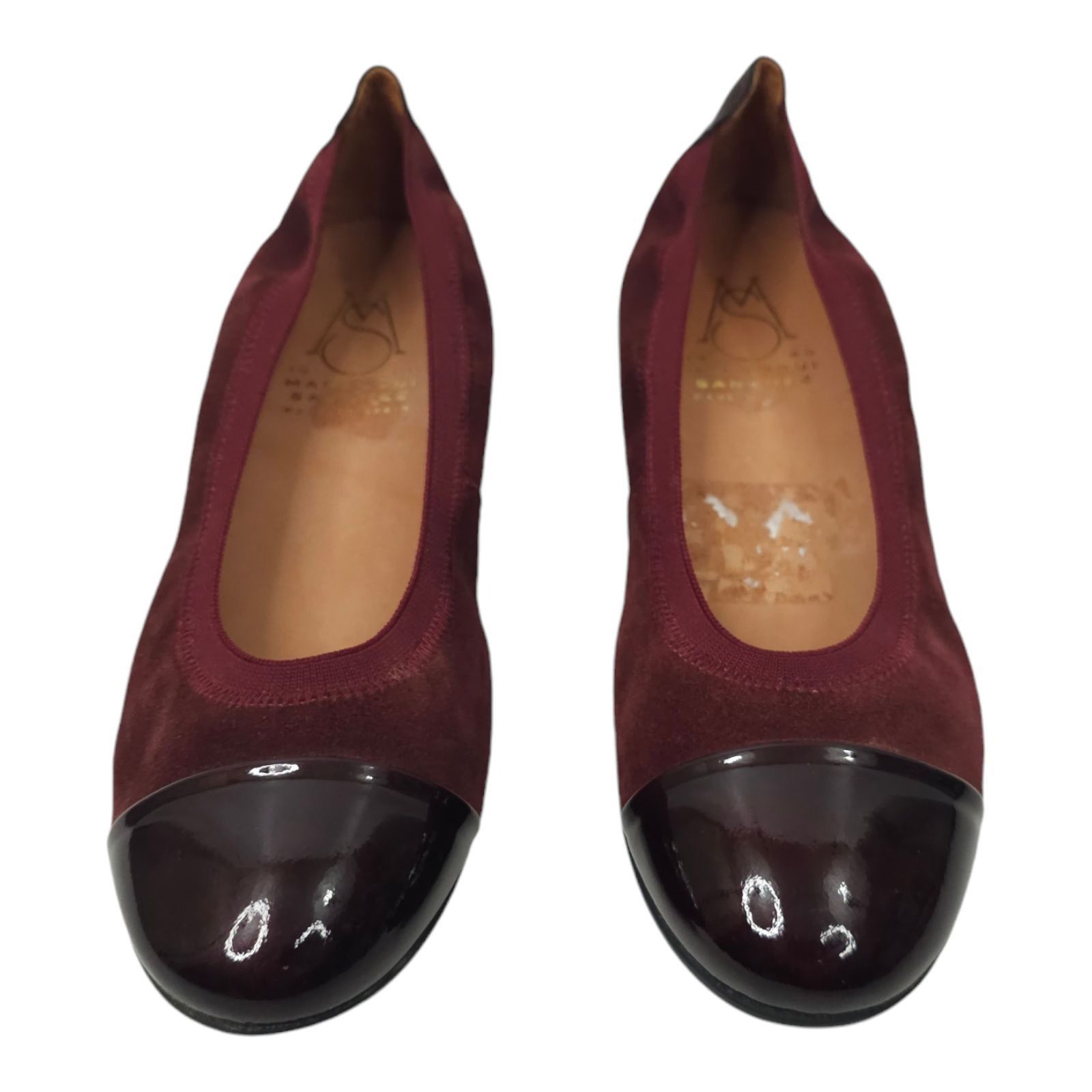 Other Marroqui Sanchez Ballet Flat Womens 8.5 Burgundy Size US 8.5 / IT 38.5 - 10 Thumbnail