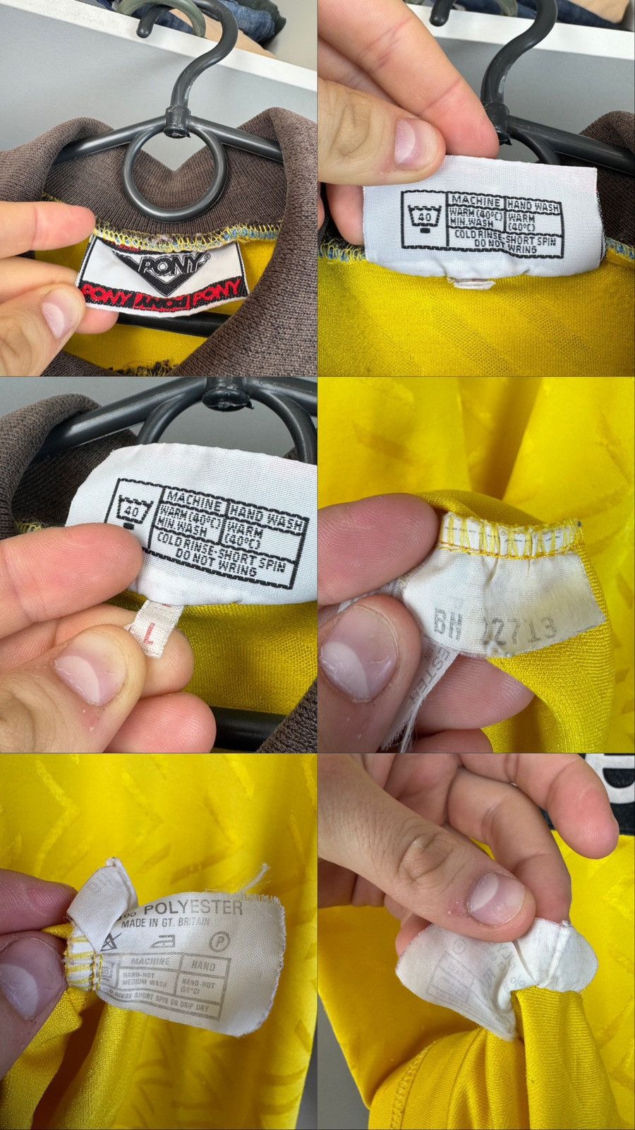 PONY Vntg PONY Southampton 1994-1995 Football Shirt Soccer Jersey Size US L / EU 52-54 / 3 - 3 Thumbnail