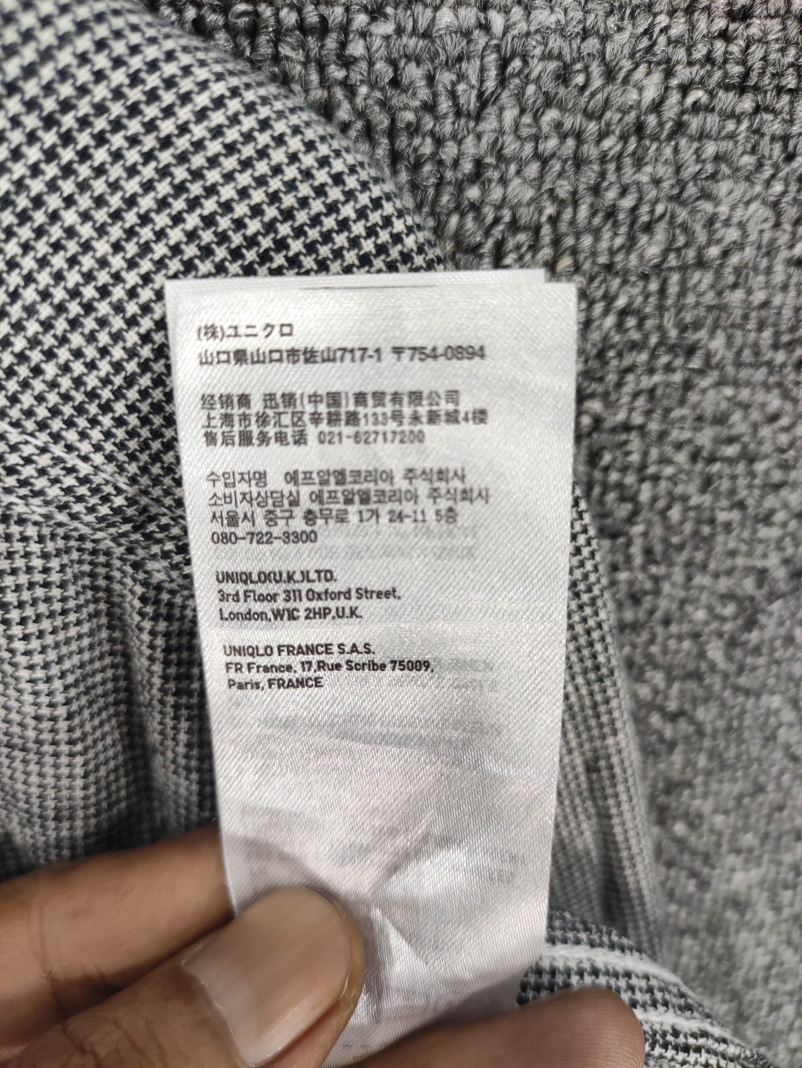 Uniqlo Uniqlo Houndstooth Shirt Button Up Size US L / EU 52-54 / 3 - 6 Thumbnail