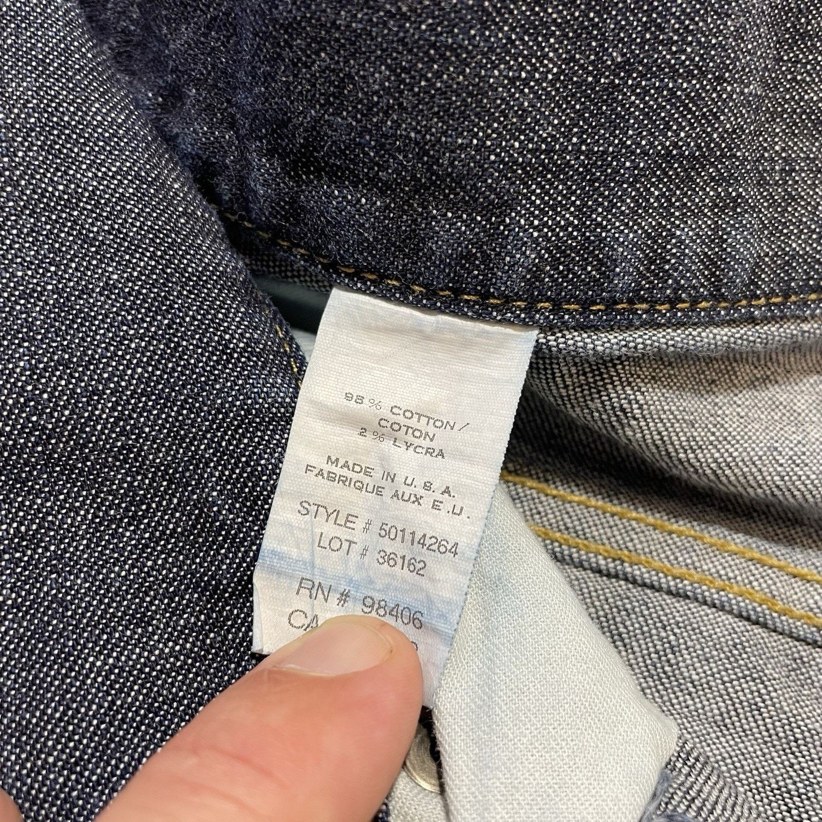 Theory Theory Dark Blue Wash Straight-Leg Jeans Men’s Size 30x28 Size US 30 / EU 46 - 7 Thumbnail