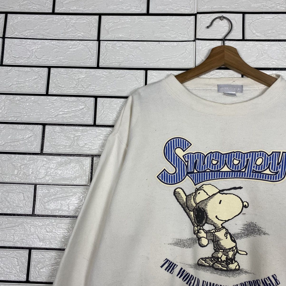 Japanese Brand Vintage Sweatshirt Snoopy Big Logo Size US L / EU 52-54 / 3 - 8 Thumbnail