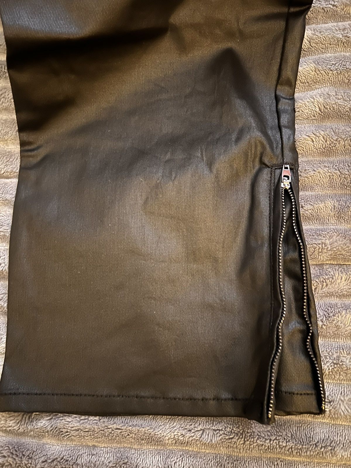 Mintcrew Mintcrew "Coated Denim" Carpenter Black Jeans Size US 44 / EU 60 - 4 Thumbnail