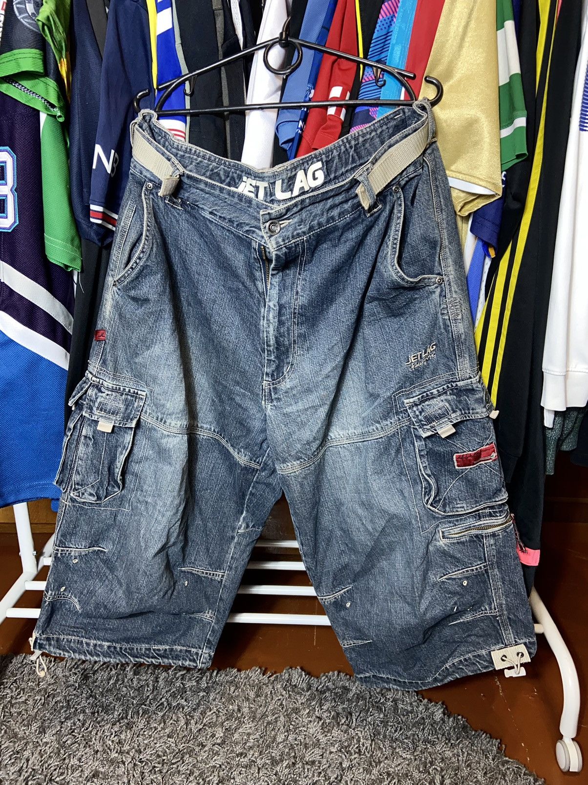 Y2K RAP SHORTS JET LAG NEW YORK MULTIPOCKET JAPAN STYLE