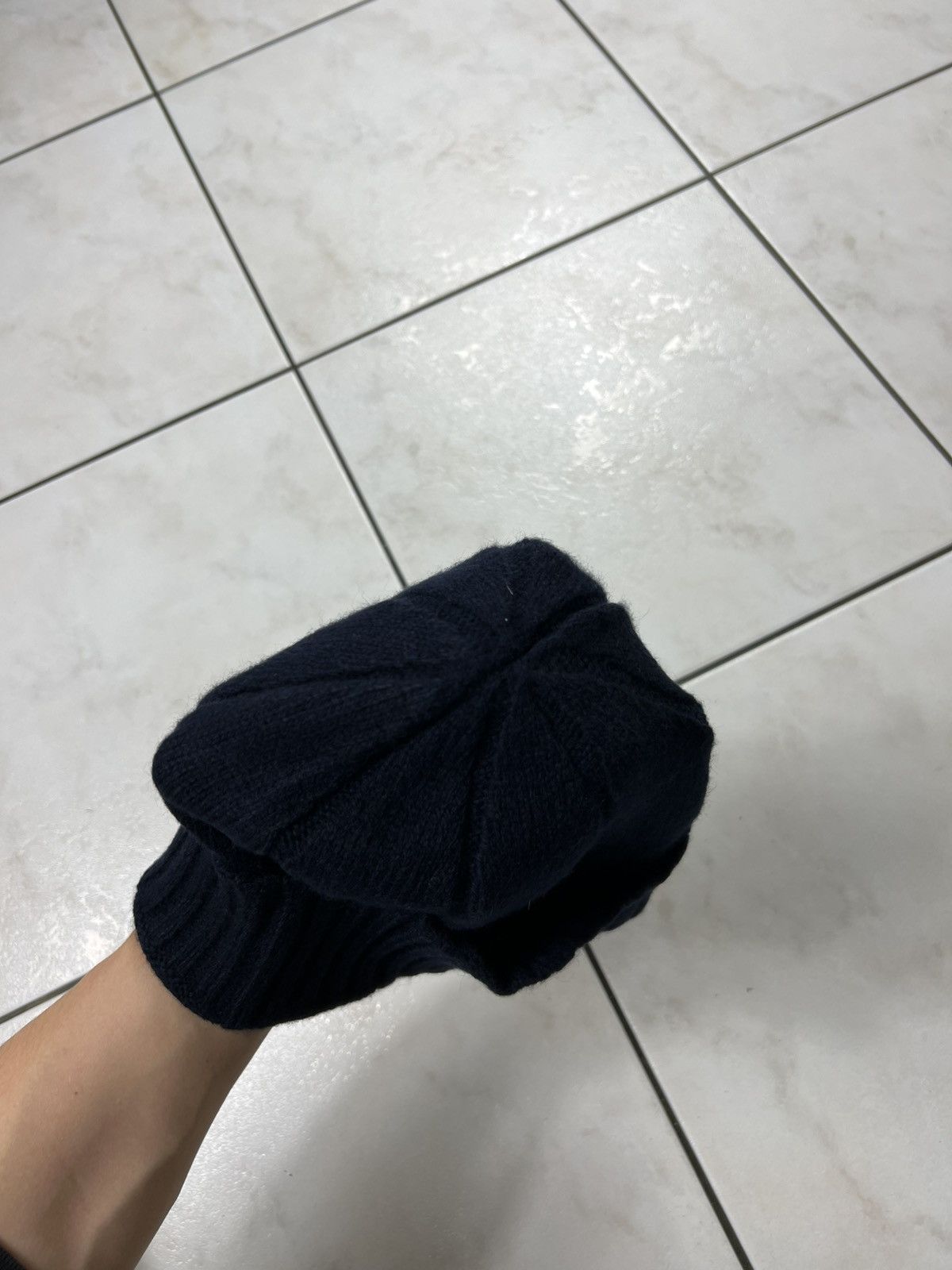 A.P.C. A.P.C. Rue Madame Paris wool cashmere ribbed knit beanie hat Size ONE SIZE - 10 Thumbnail
