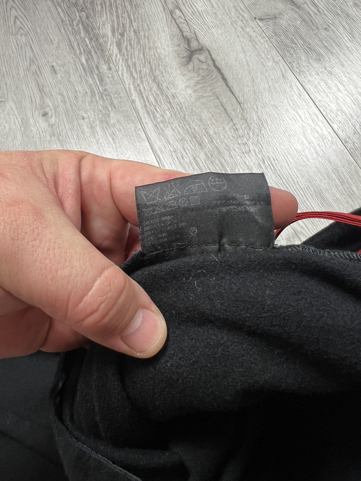 Prada 1999s Prada Sport Black Wool & Nylon Pants Red Tab Trousers Size 26" / US 2 / IT 38 - 18 Thumbnail