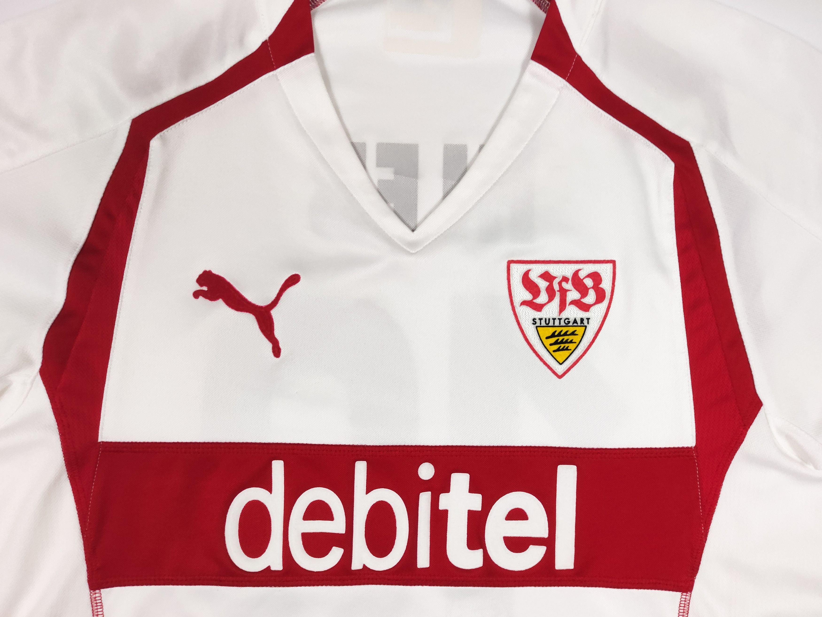 Puma Aleksandr Hleb #10 VFB Stuttgart 2009 2010 Puma Home Shirt Size US M / EU 48-50 / 2 - 8 Thumbnail