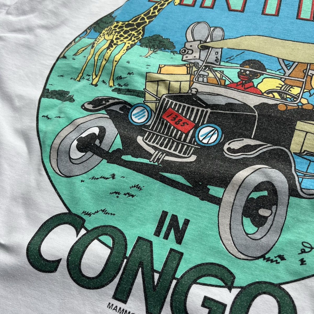 Cartoon Network × Vintage Vintage The Adventures of TINTIN Congo Tee Promo Size US L / EU 52-54 / 3 - 9 Thumbnail
