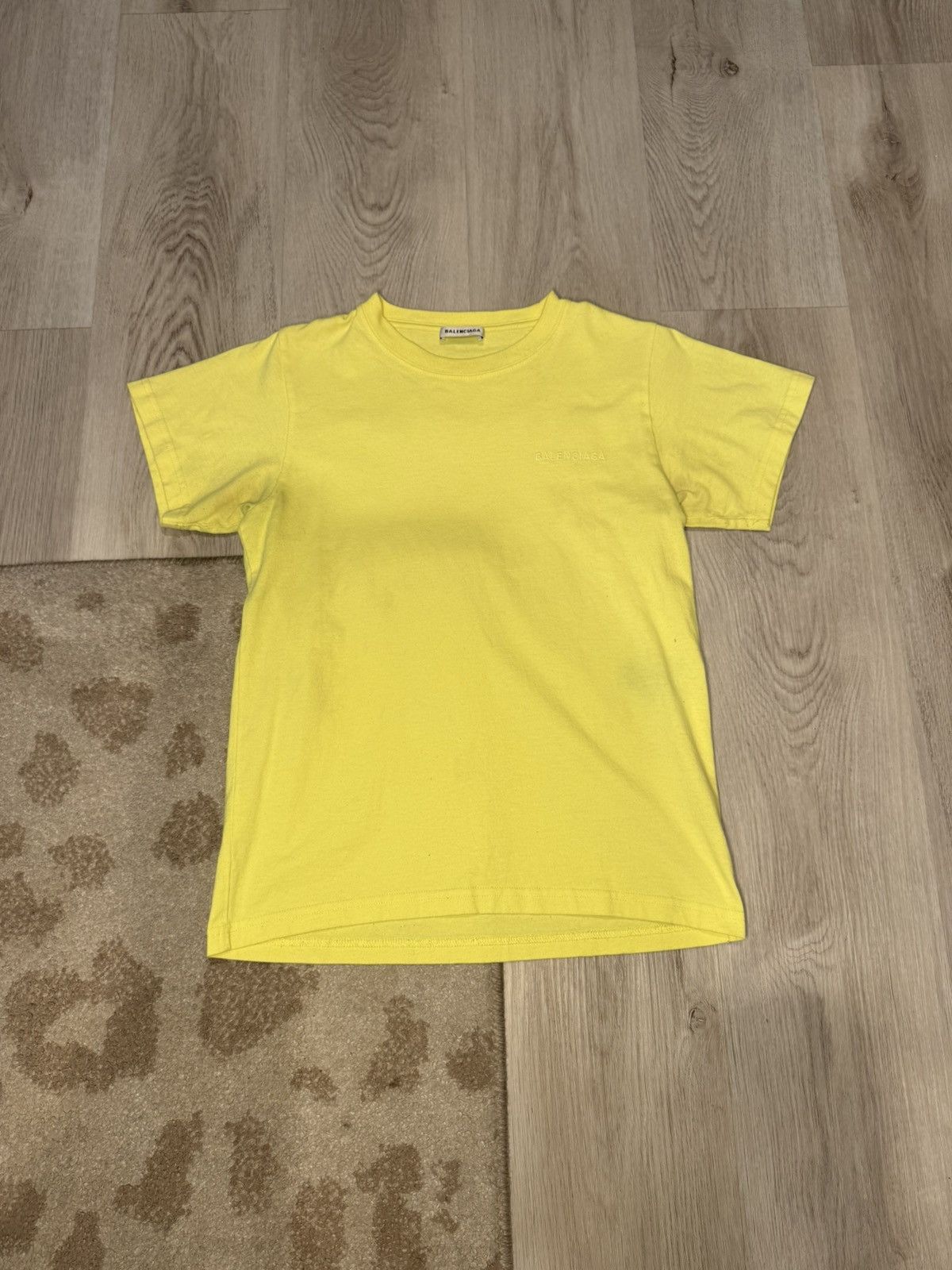 Balenciaga s/s 2019 back logo embroidered tee!! Size US S / EU 44-46 / 1 - 3 Thumbnail