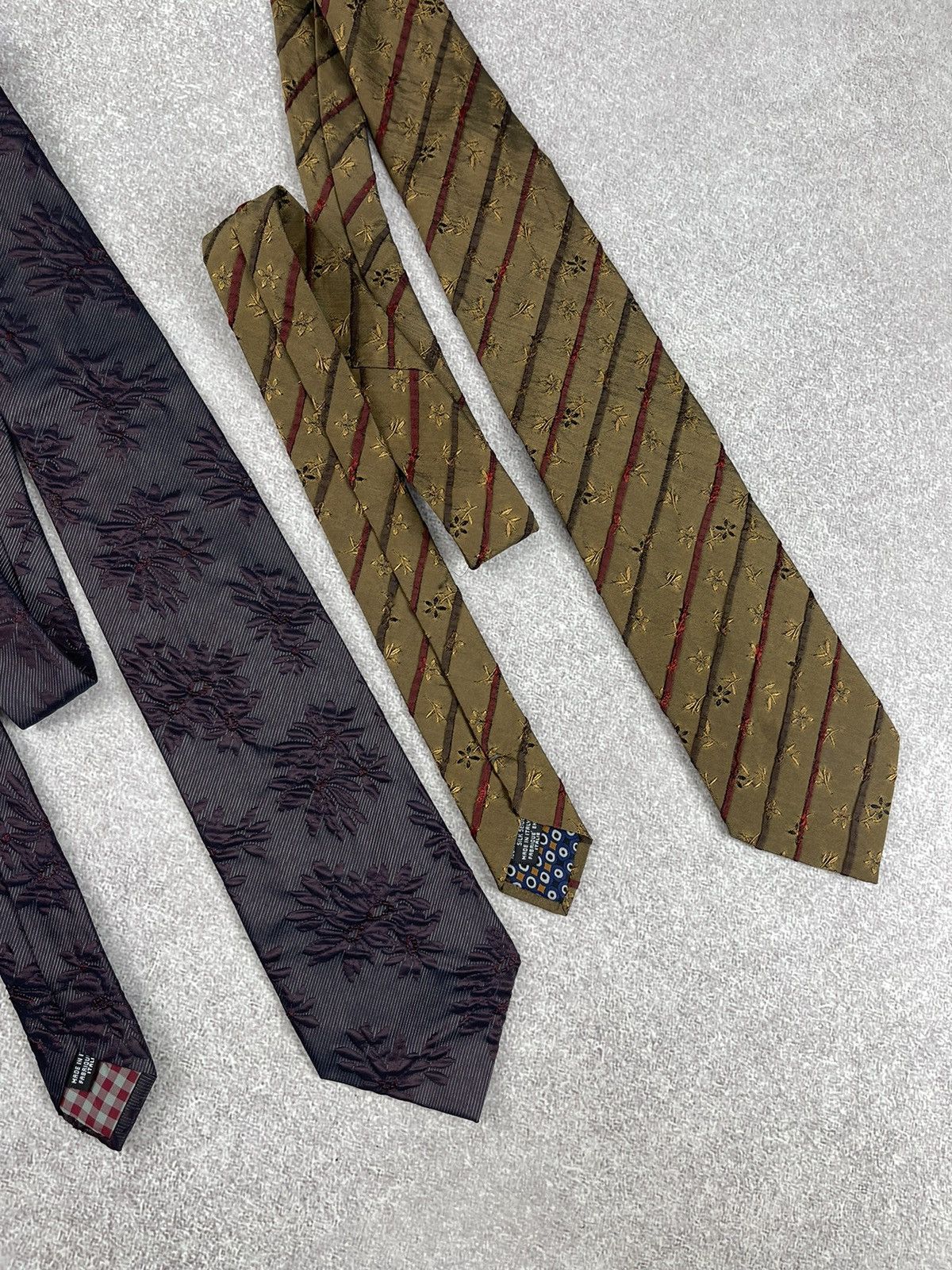 Kenzo × Vintage Vintage Kenzo Homme Printed Silk Tie Size ONE SIZE - 4 Thumbnail