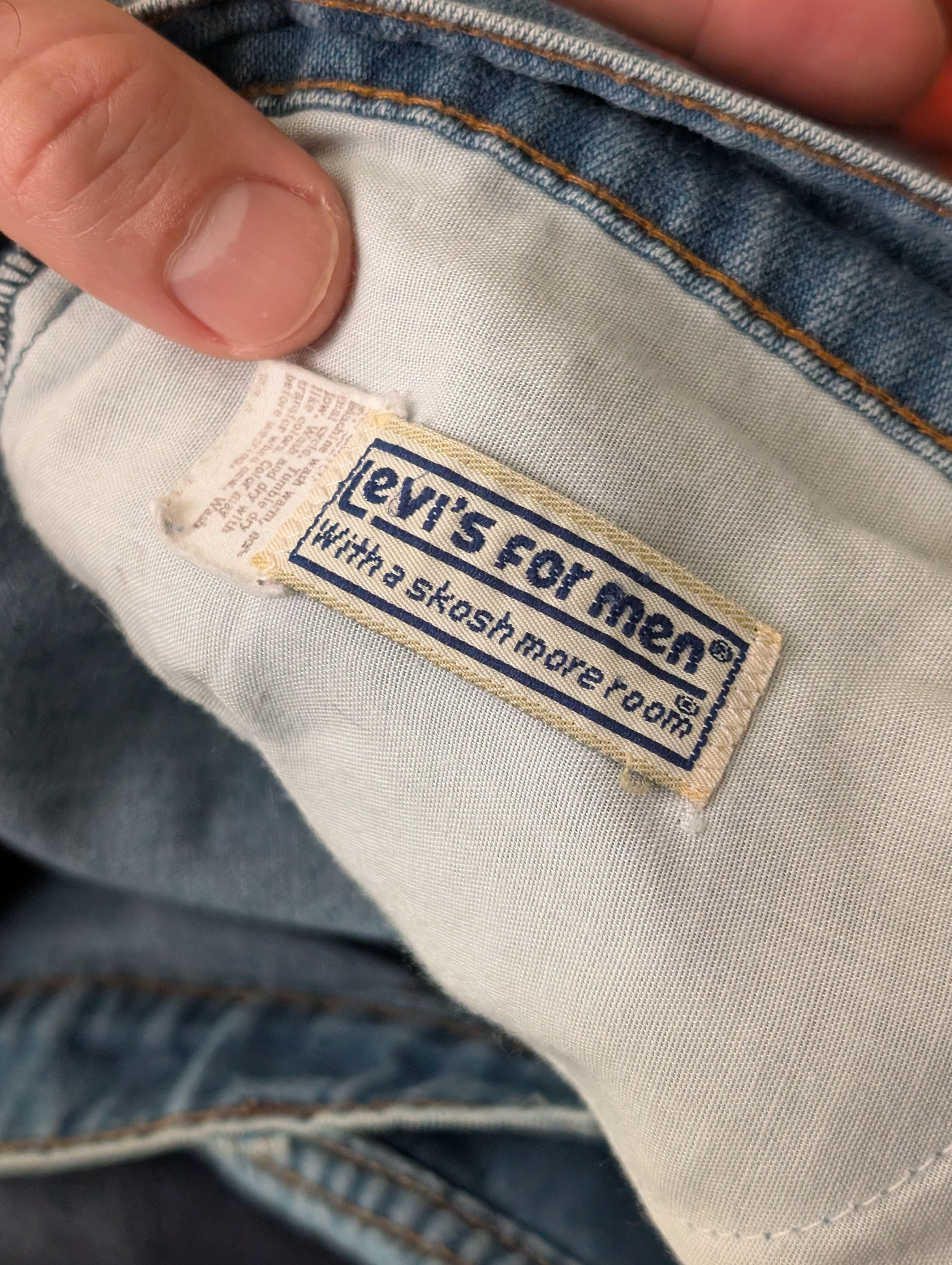 Levi's Vintage Clothing VINTAGE '84 Orange Tab Levi's 549 - Blue (36W 32L) Size US 35 - 3 Thumbnail