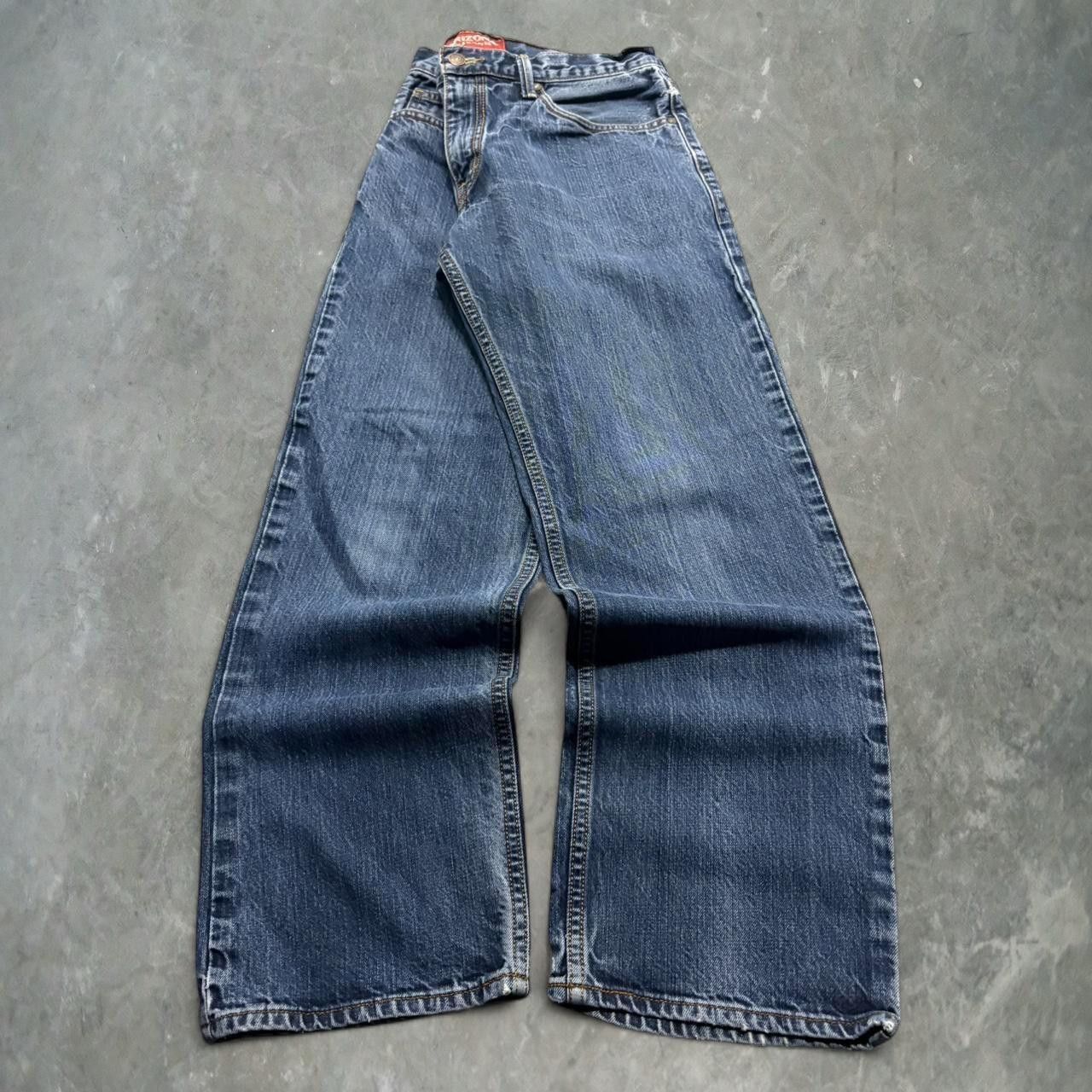Vintage Crazy Vintage Y2K 2000s Grunge Baggy Arizona Jeans Dark Wash Streetwear Denim Jeans! Size US 33 - 1 Thumbnail