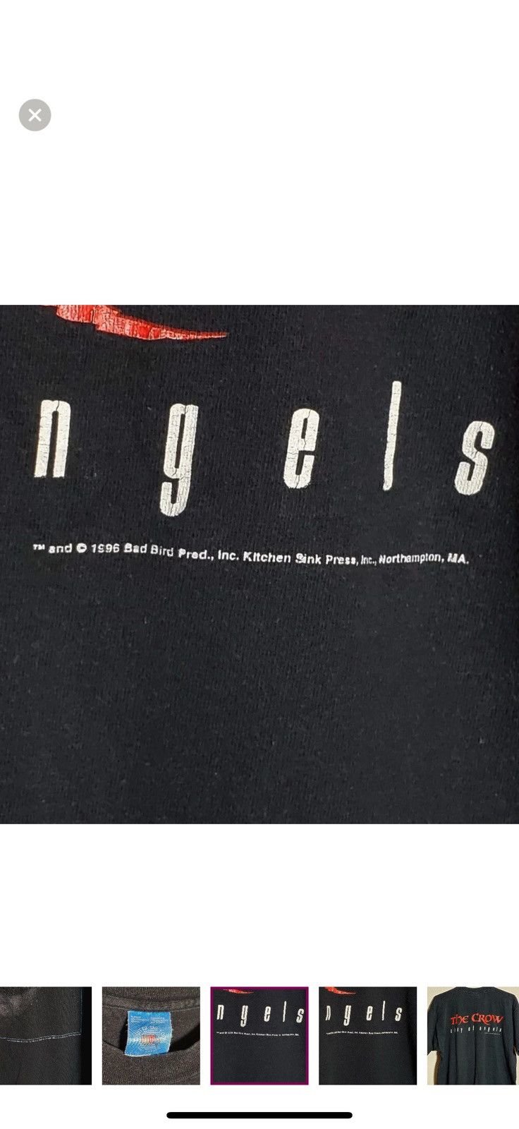 Other Original The Crow Movie Shirt Size US XL / EU 56 / 4 - 6 Thumbnail