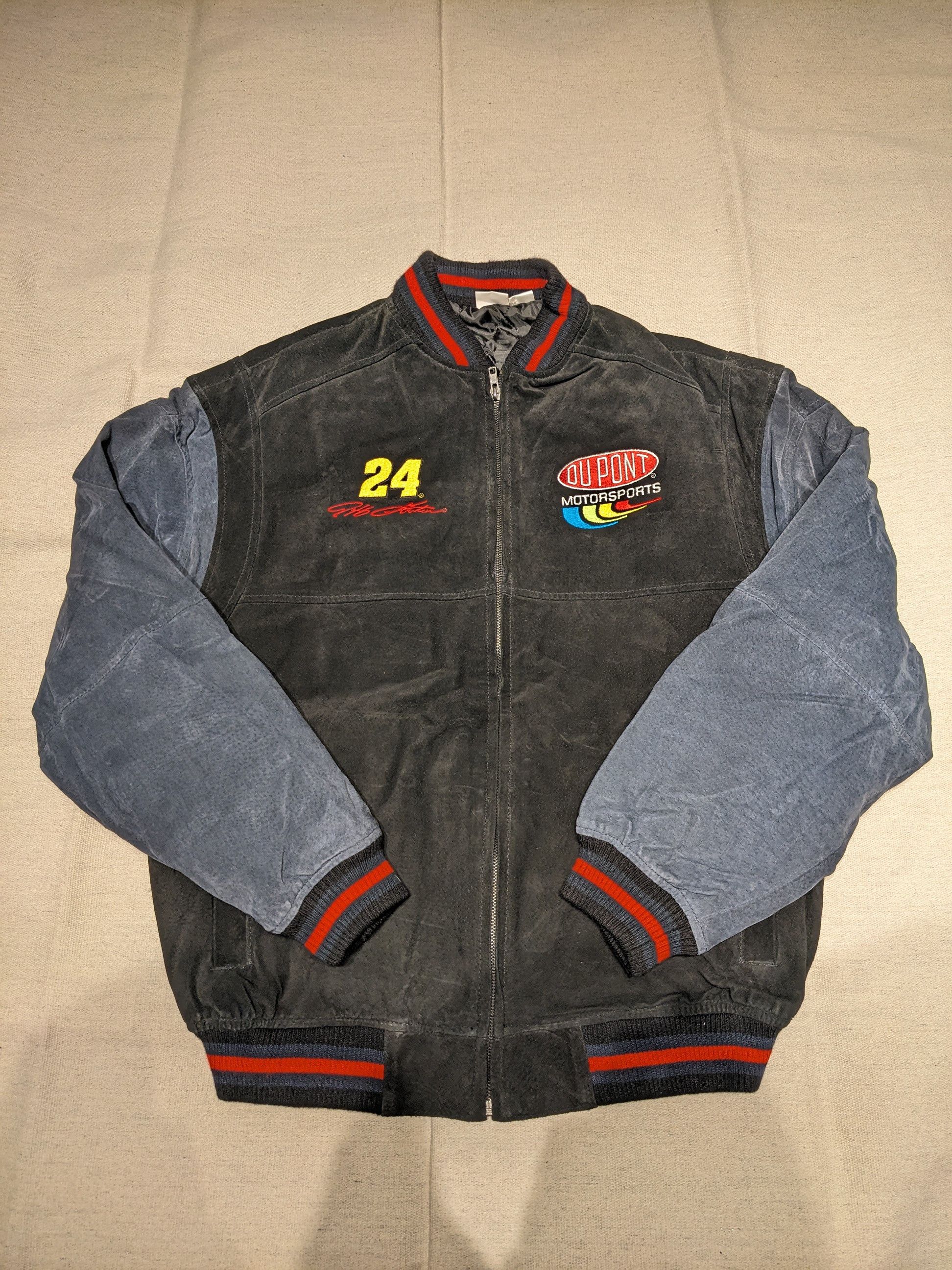 Winners Circle Suede Dupont Jeff Gordon Racing jacket mens L Size US L / EU 52-54 / 3 - 2 Thumbnail