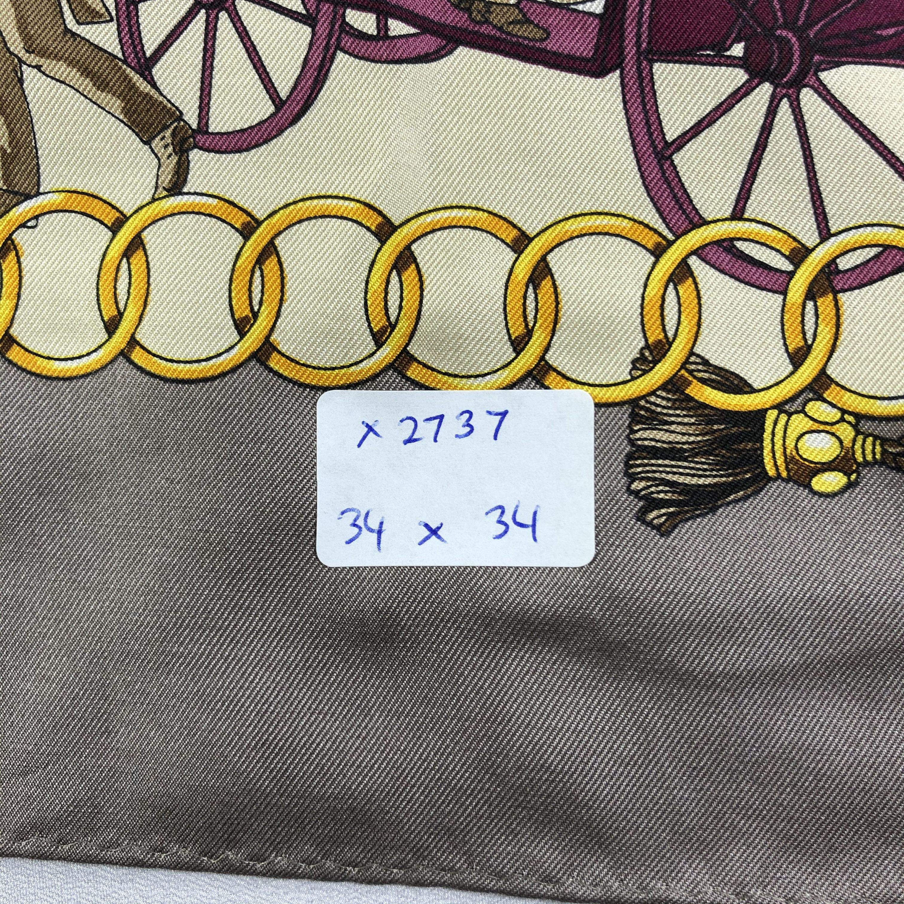 Vintage Vintage Silk Scarf Size ONE SIZE - 9 Thumbnail