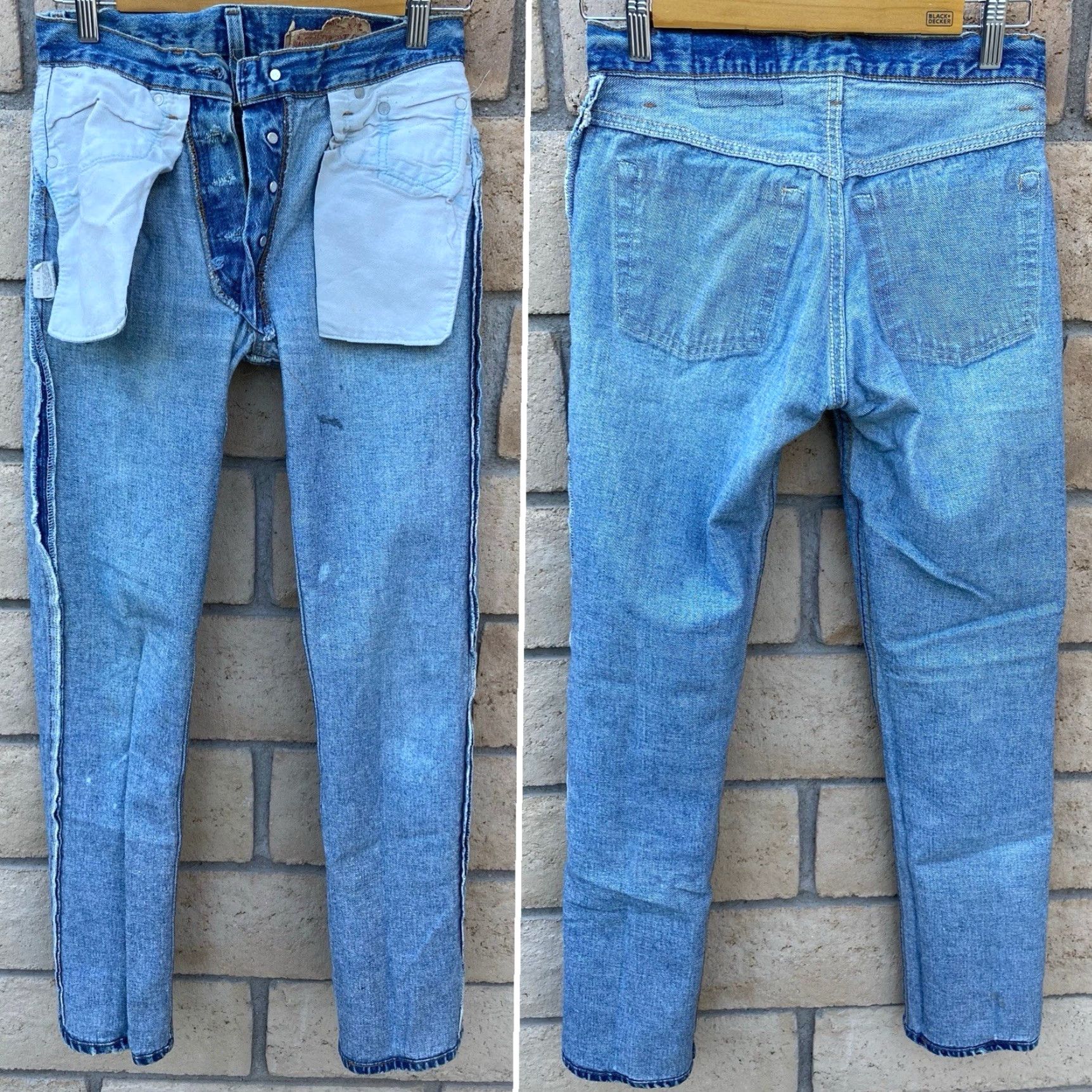 Levi's VINTAGE Levi’s 501 Jeans Worn Distressed USA Size W 28 L 34 Measure W 27 L 30.5 Levi's 501 Jeans Mens Denim Distressed USA Vintage 90s? Size US 28 / EU 44 - 7 Thumbnail
