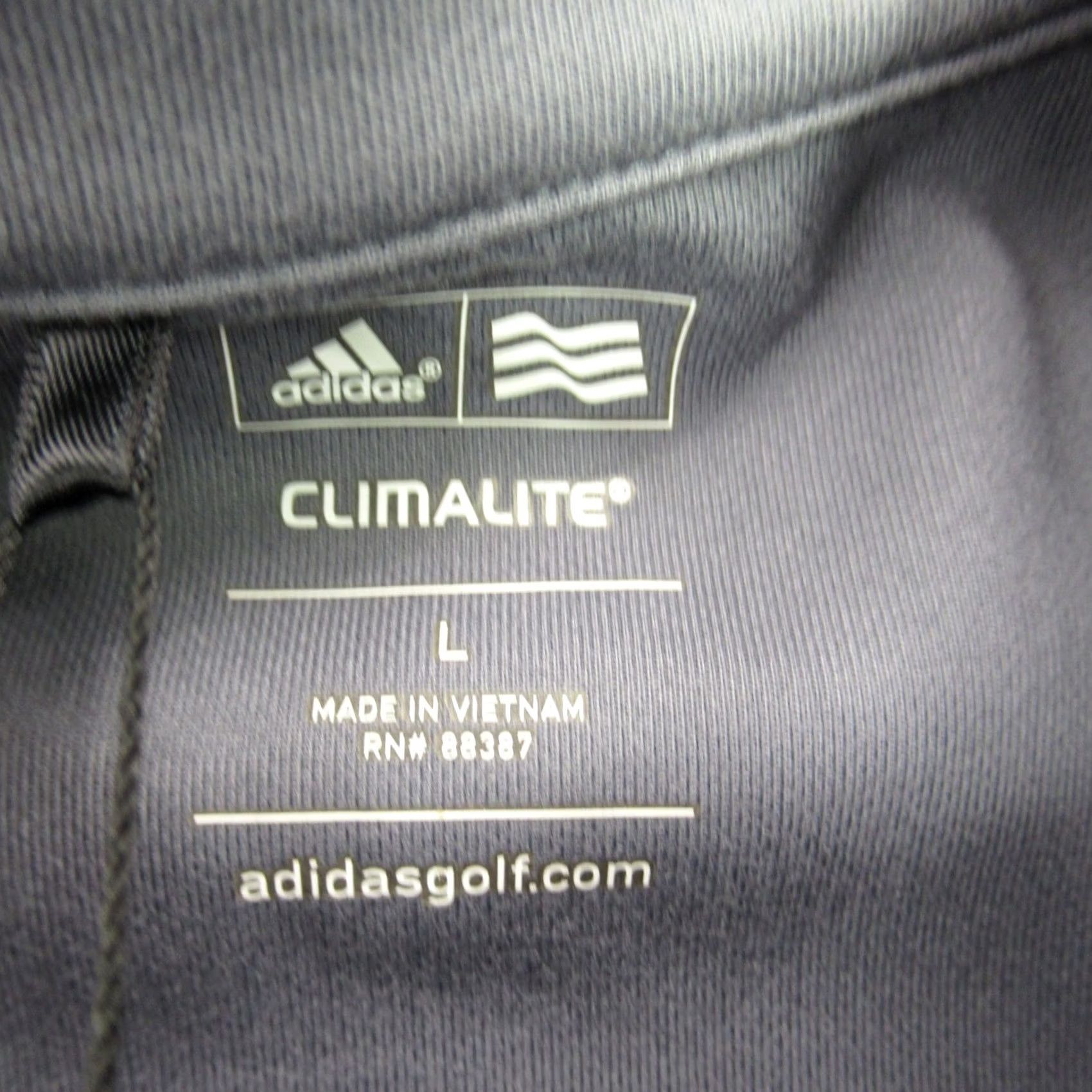 Adidas Adidas Pullover Mens Large Long Sleeve 1/4 Zip Casual Lightweight Gray Size US L / EU 52-54 / 3 - 4 Thumbnail