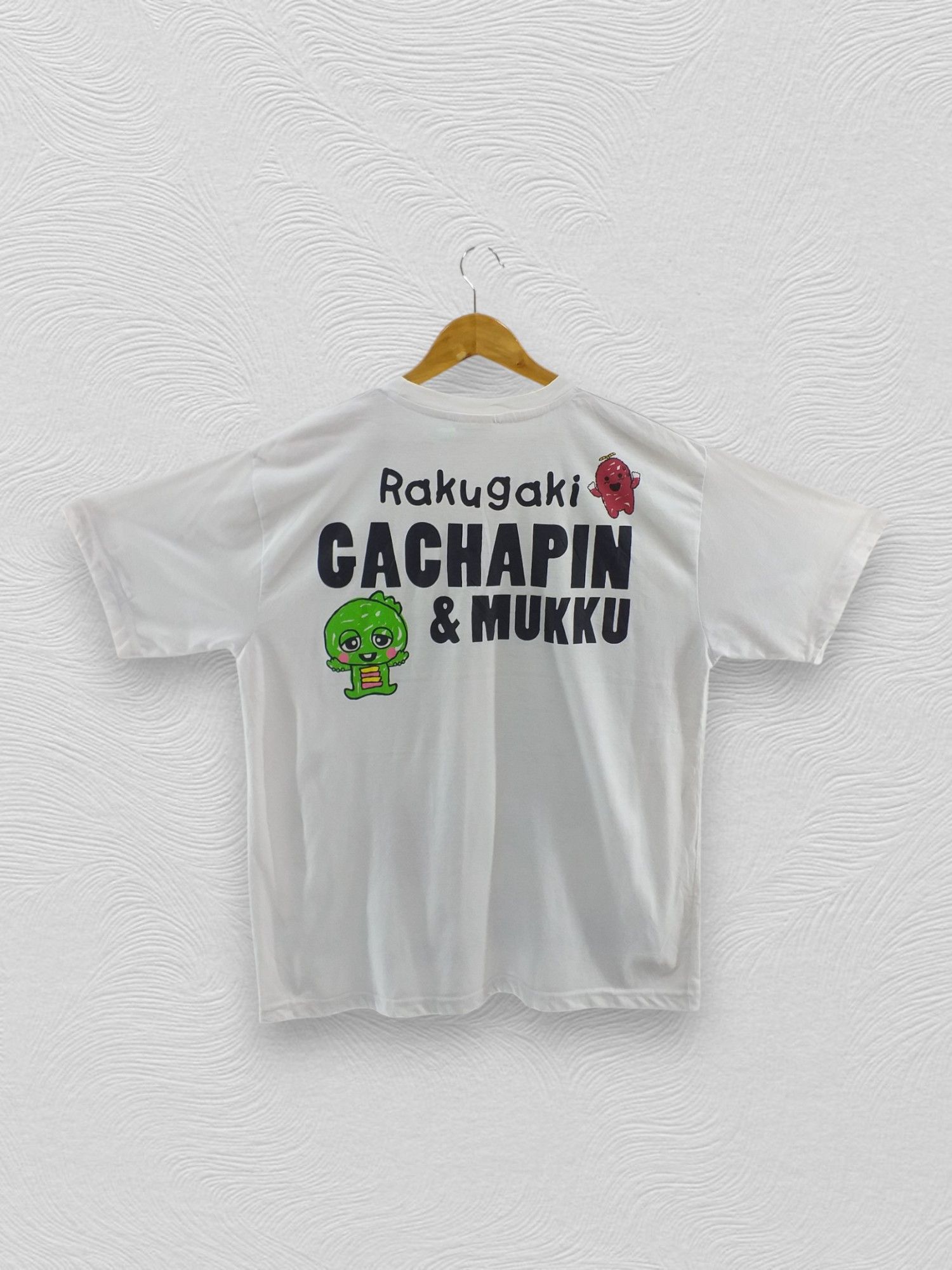 Cartoon Network Rakugaki Gachapin & Mukku XLarge Tee -A049 Size US XL / EU 56 / 4 - 1 Thumbnail