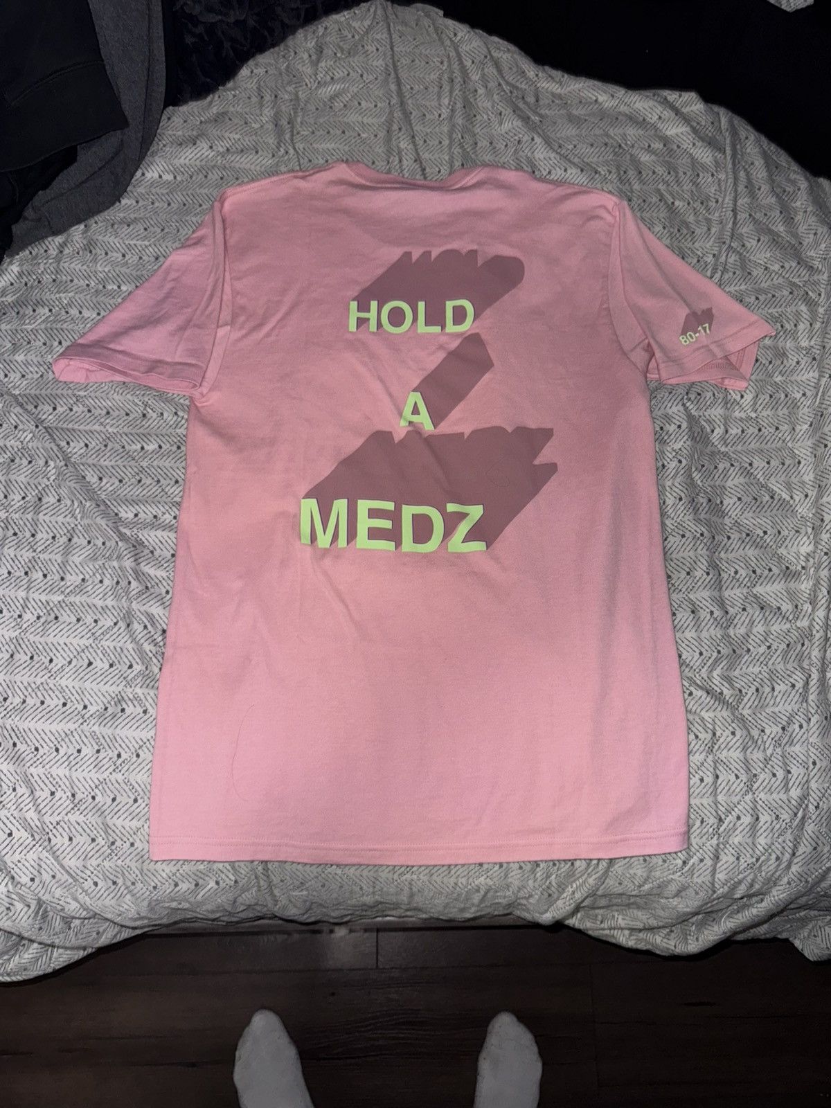 Stussy × Vintage Brand New Stüssy Hold a Medz T-Shirt Dusty Pink Rare Edition Size US M / EU 48-50 / 2 - 2 Thumbnail