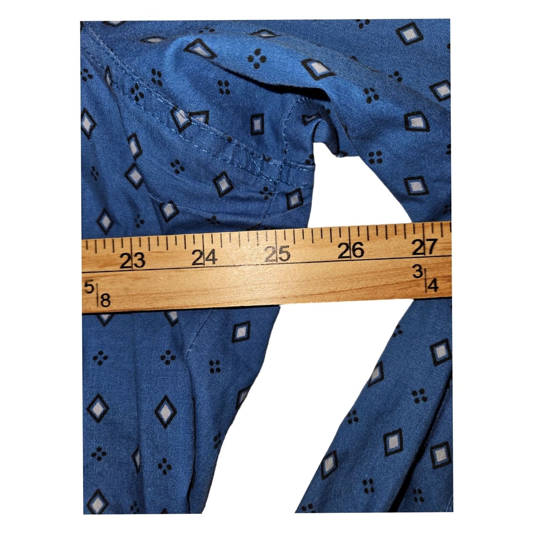 Wrangler VINTAGE Wrangler Wrancher Pearl Snap Shirt Mens XL Long Sleeve Blue Western Cowboy Size US XL / EU 56 / 4 - 3 Thumbnail