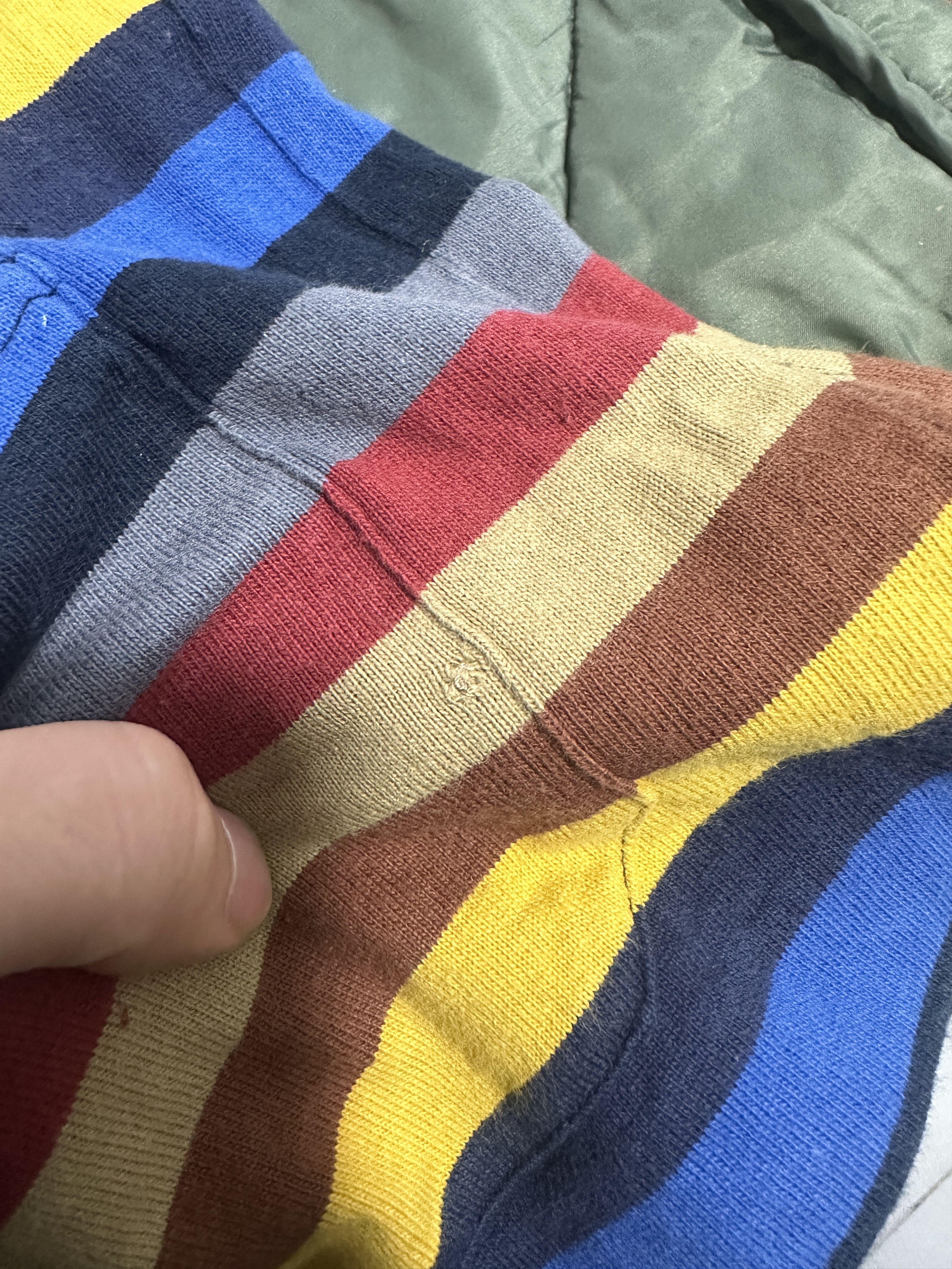 C.P. Company 1985 C.P. Company Massimo Osti Striped Polo Shirt Size L Size US L / EU 52-54 / 3 - 11 Thumbnail